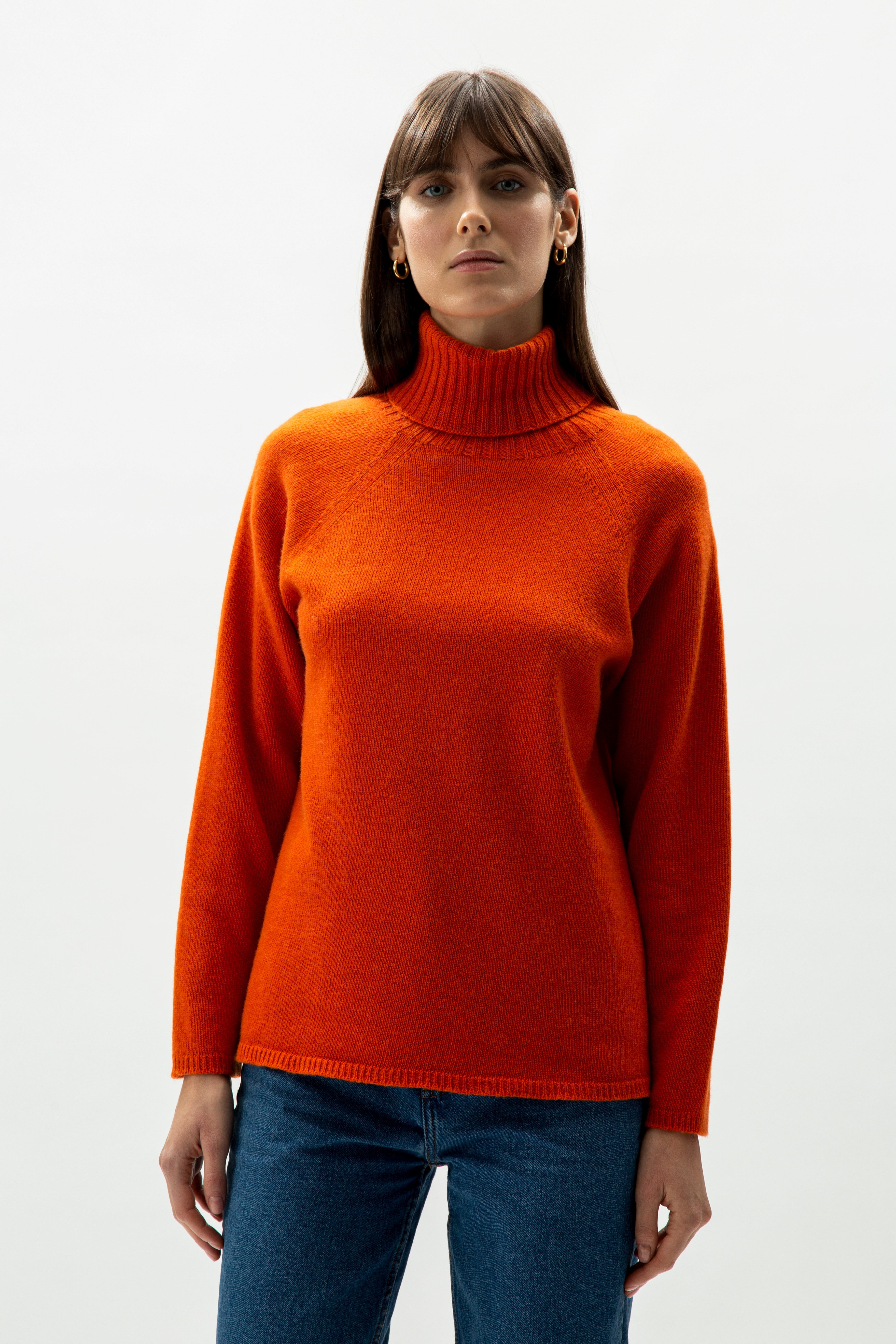 Dolcevita in misto cashmere (3D-Knit)