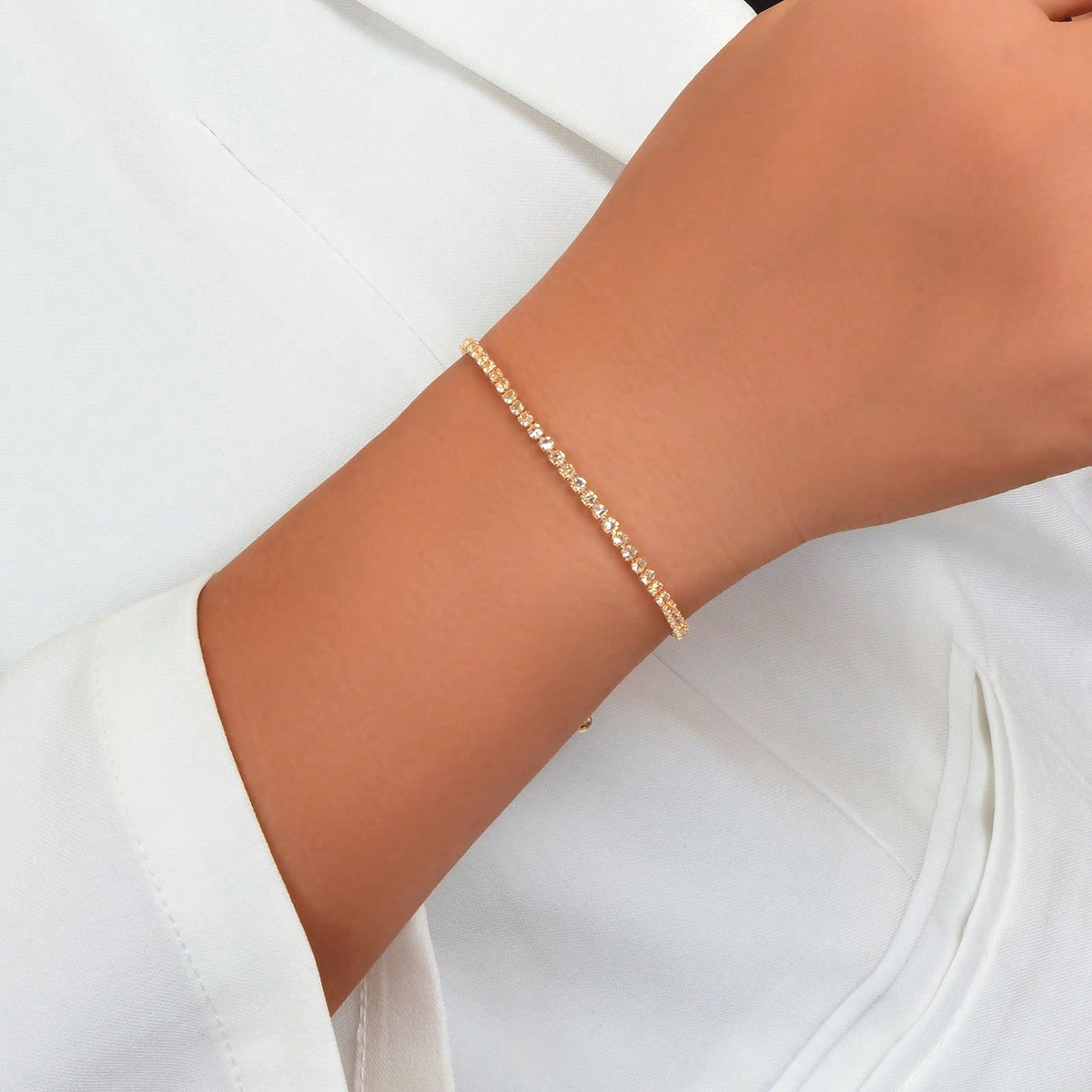 Bracciale con chiusura scorrevole