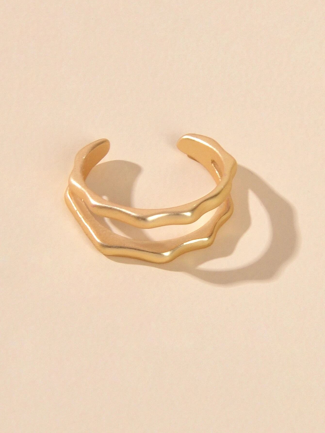 Anello aperto a doppio strato