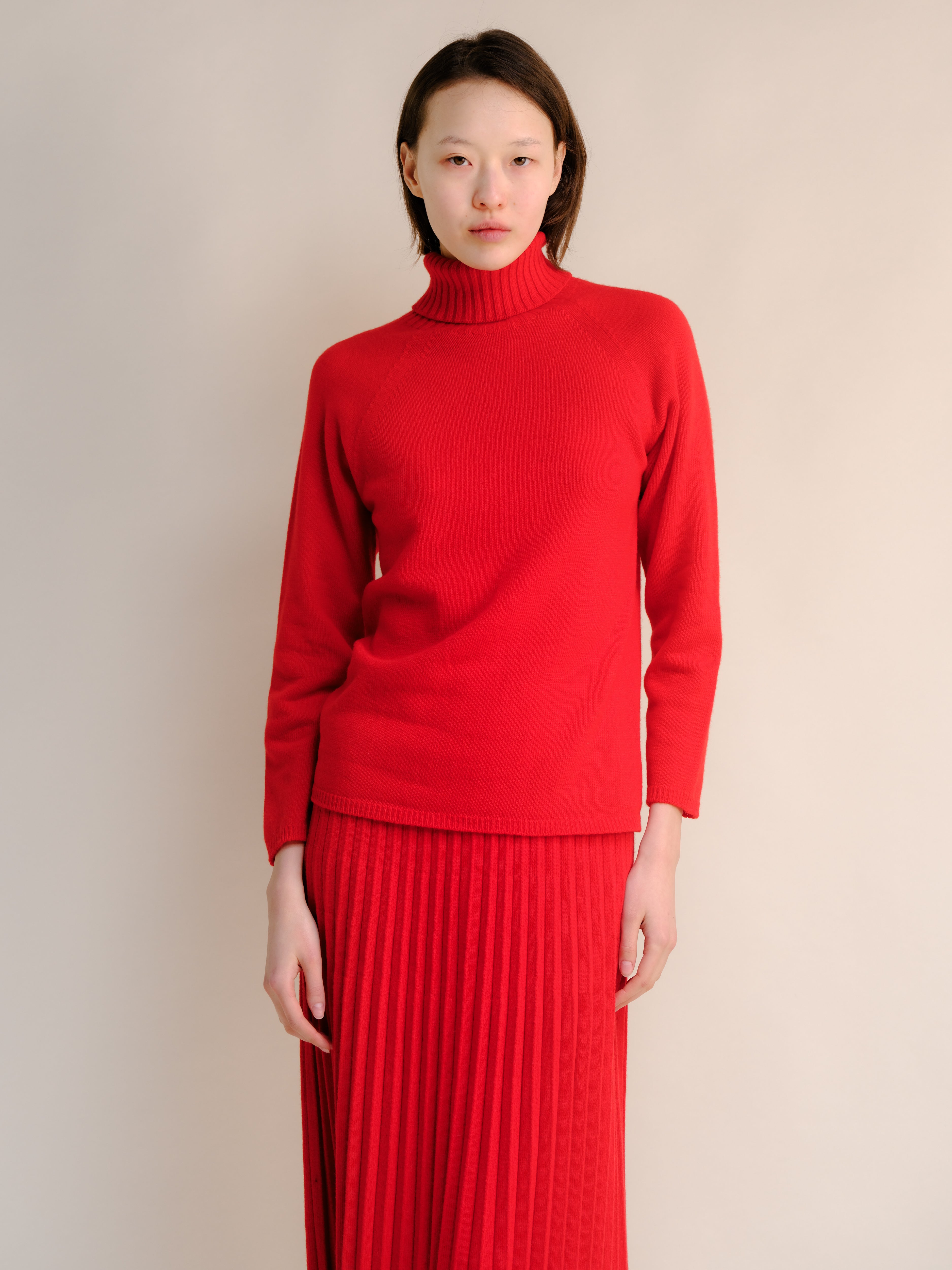 Dolcevita in misto cashmere (3D-Knit)