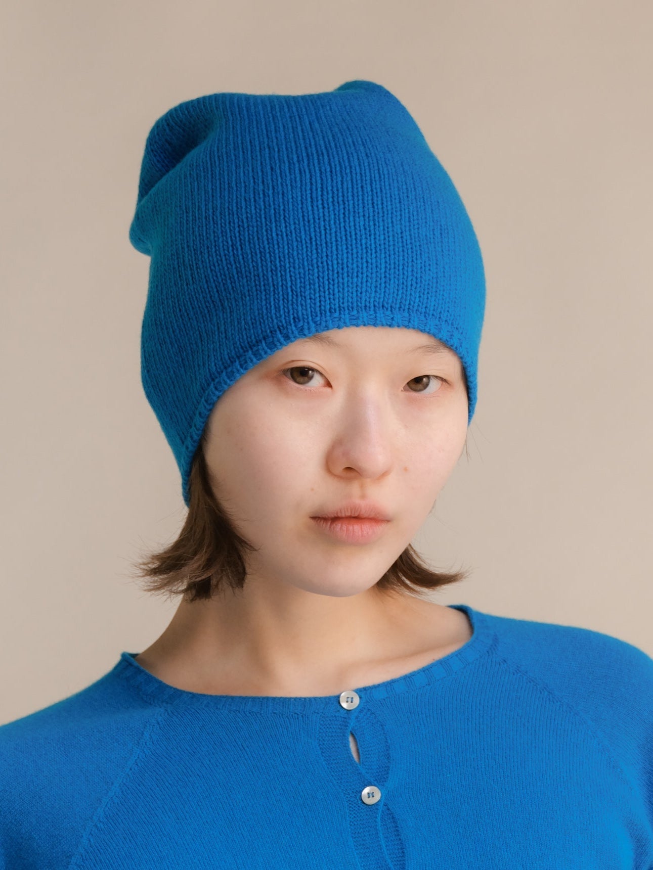 Berretto in misto cashmere (3D-Knit)