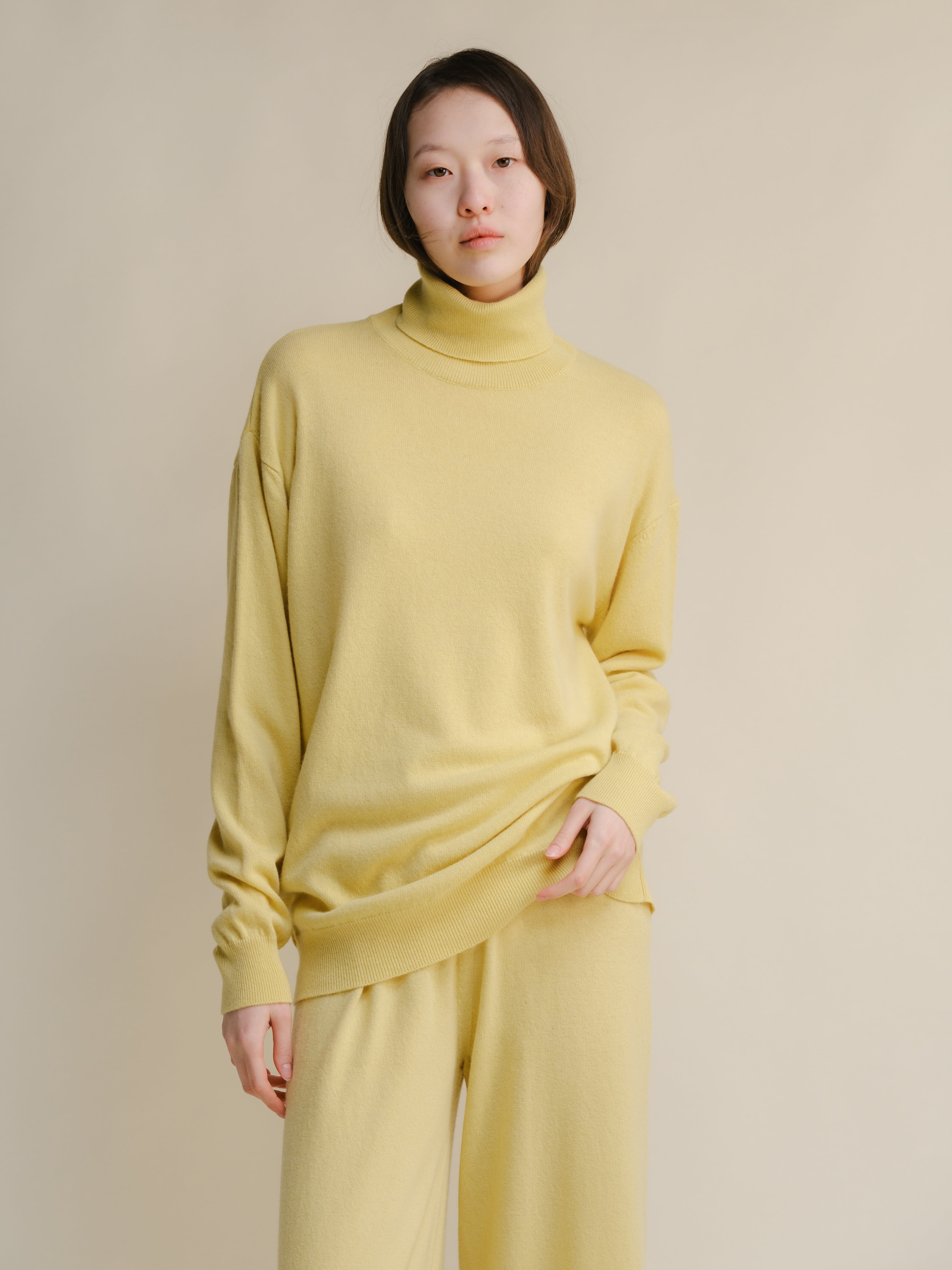 Dolcevita classico in misto cashmere