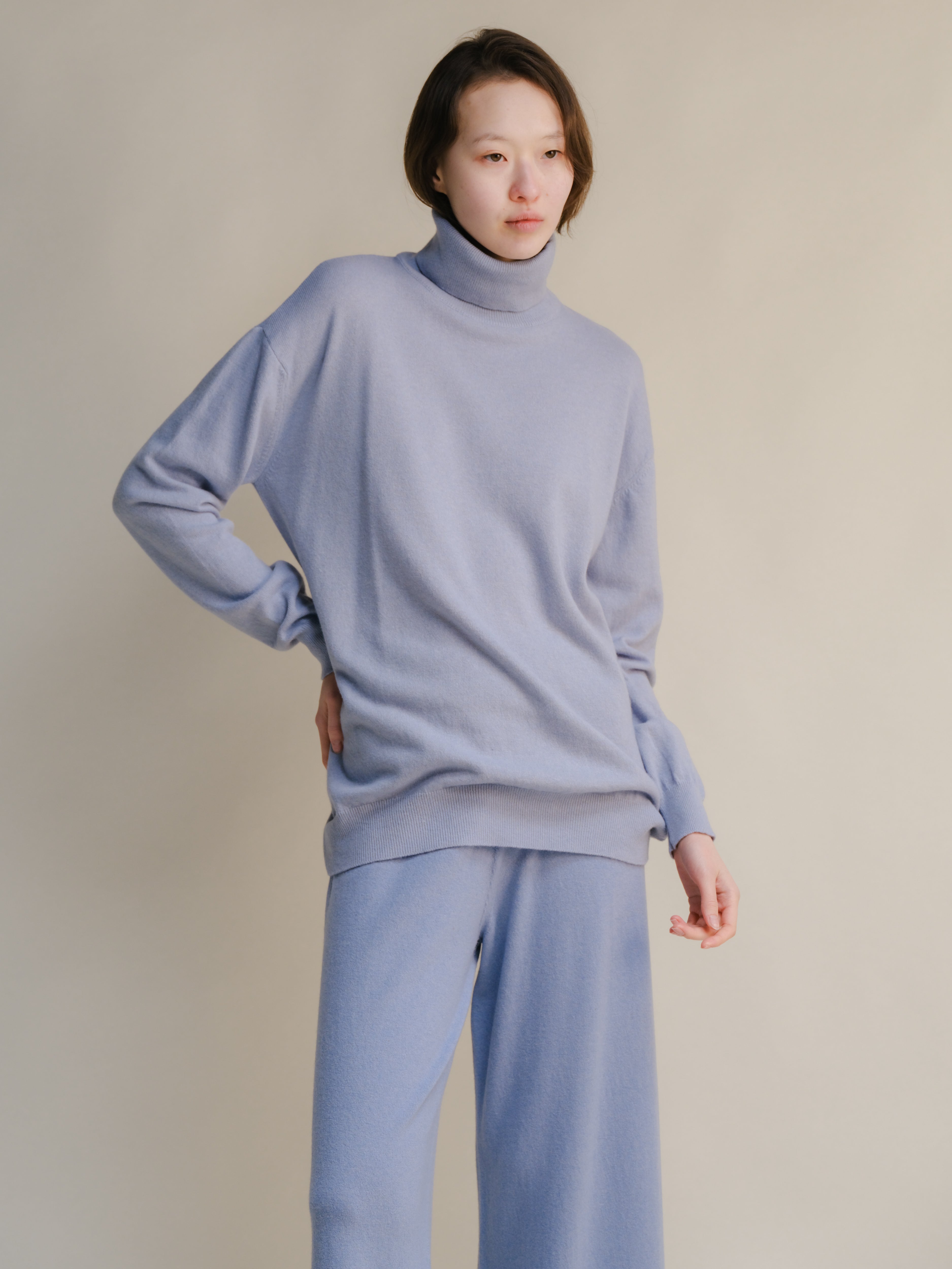 Dolcevita classico in misto cashmere