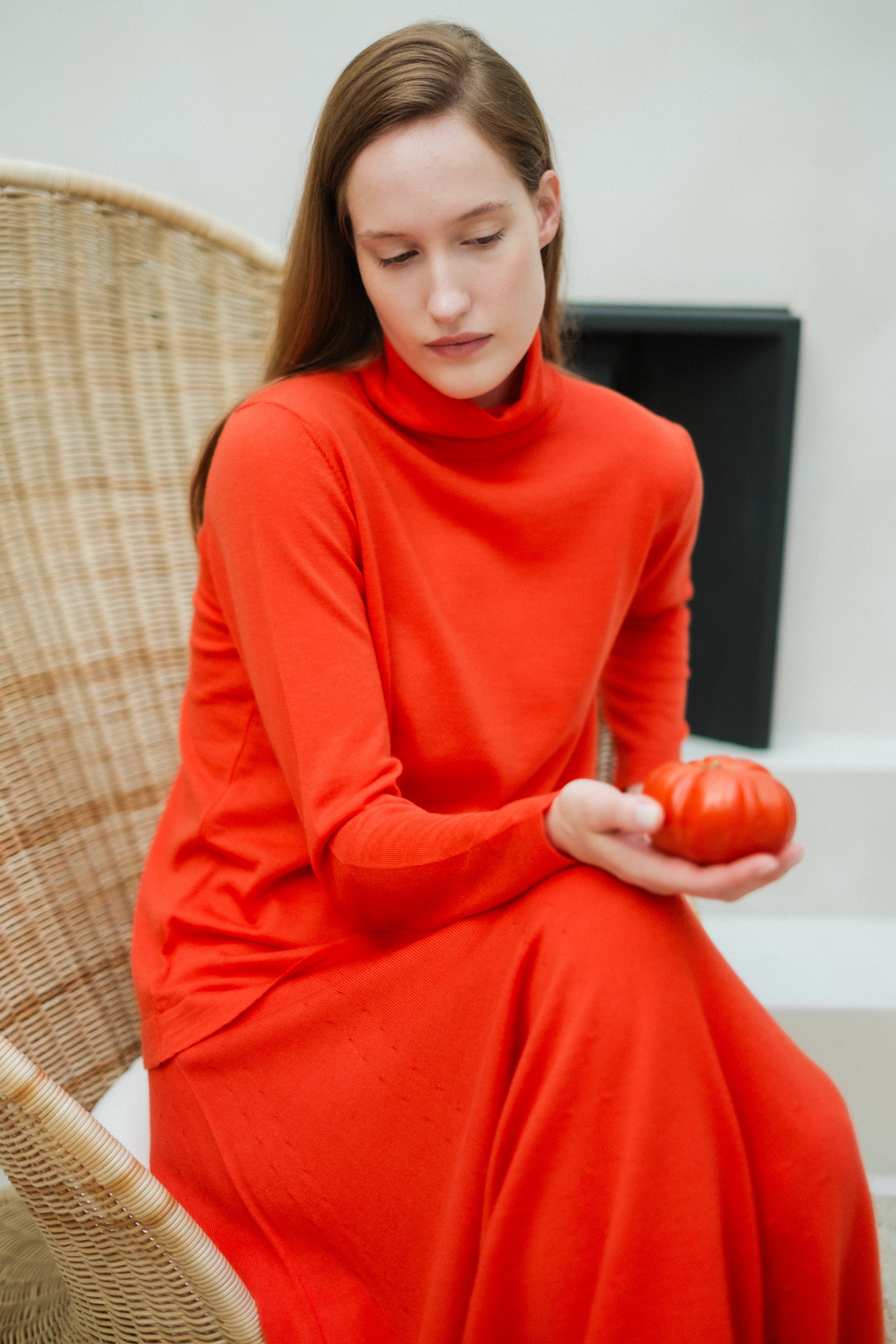 Dolcevita in extrafine lana merino con manica dritta