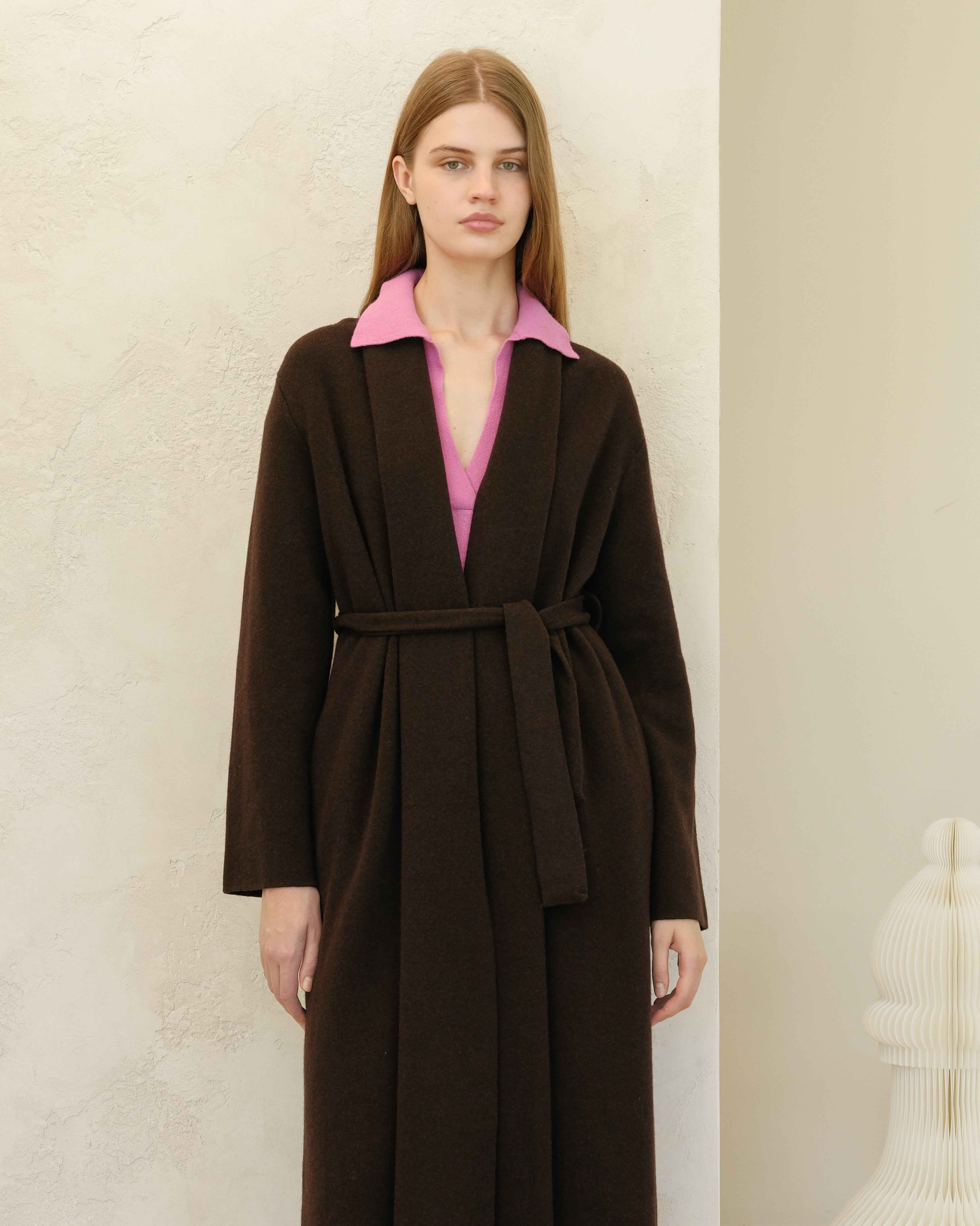 Cashmere Mix Polo Knit