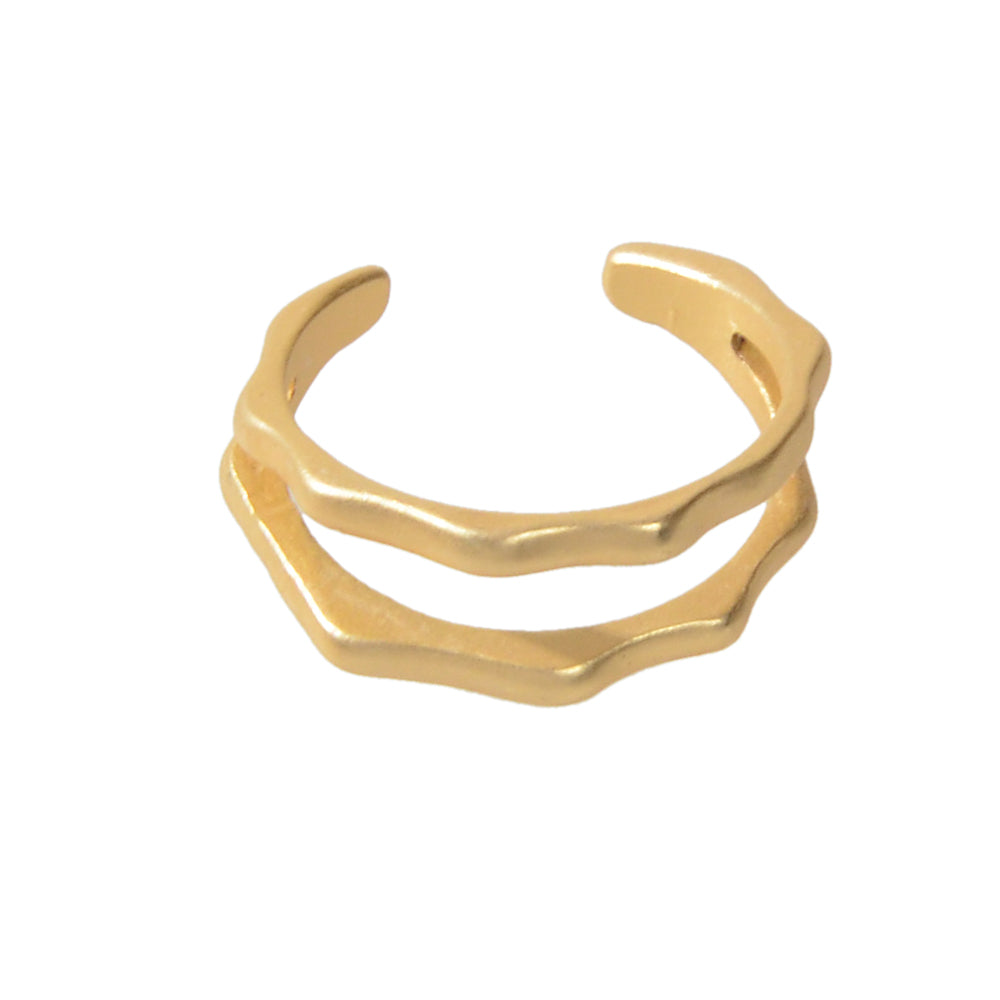 Anello aperto a doppio strato