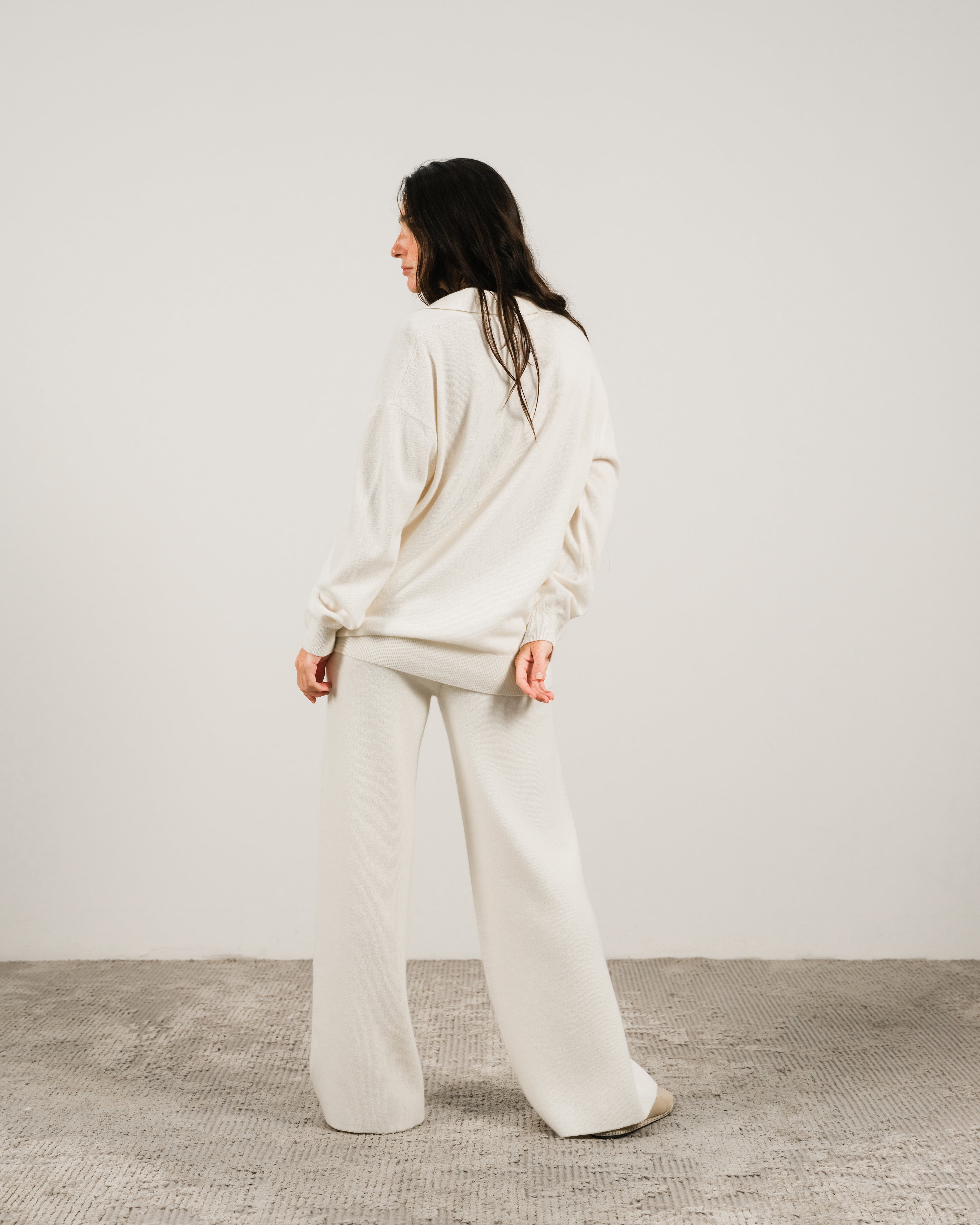 Polo in misto cashmere