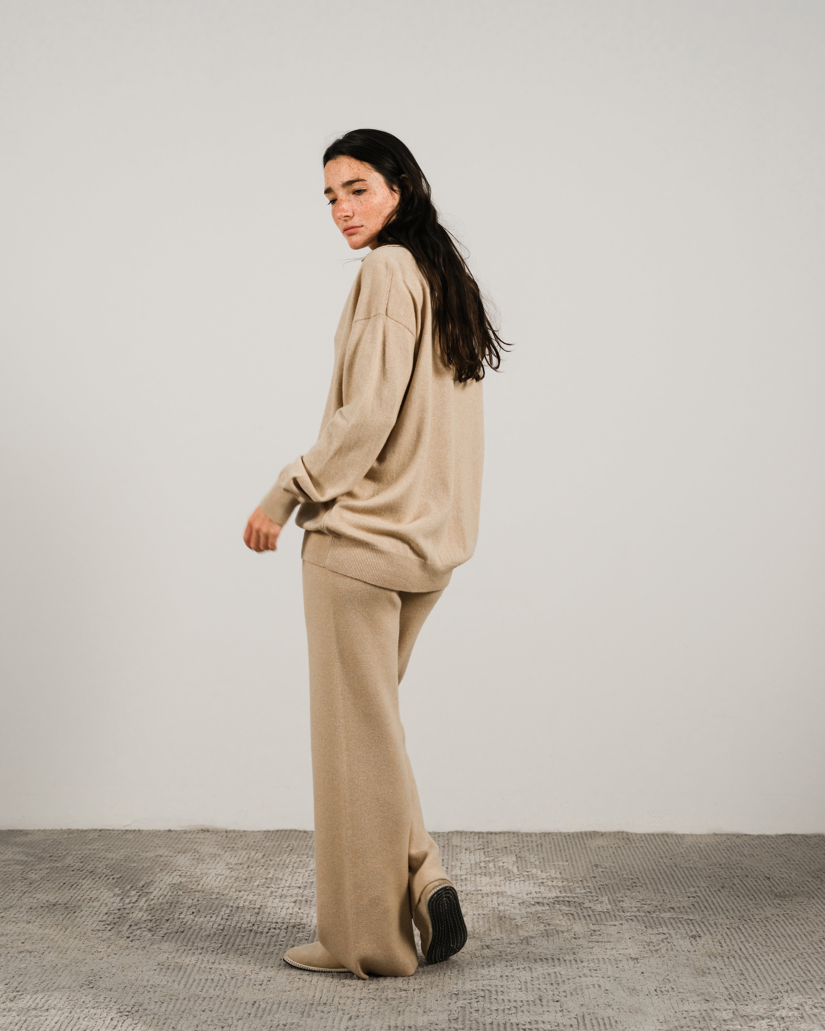 Polo in misto cashmere