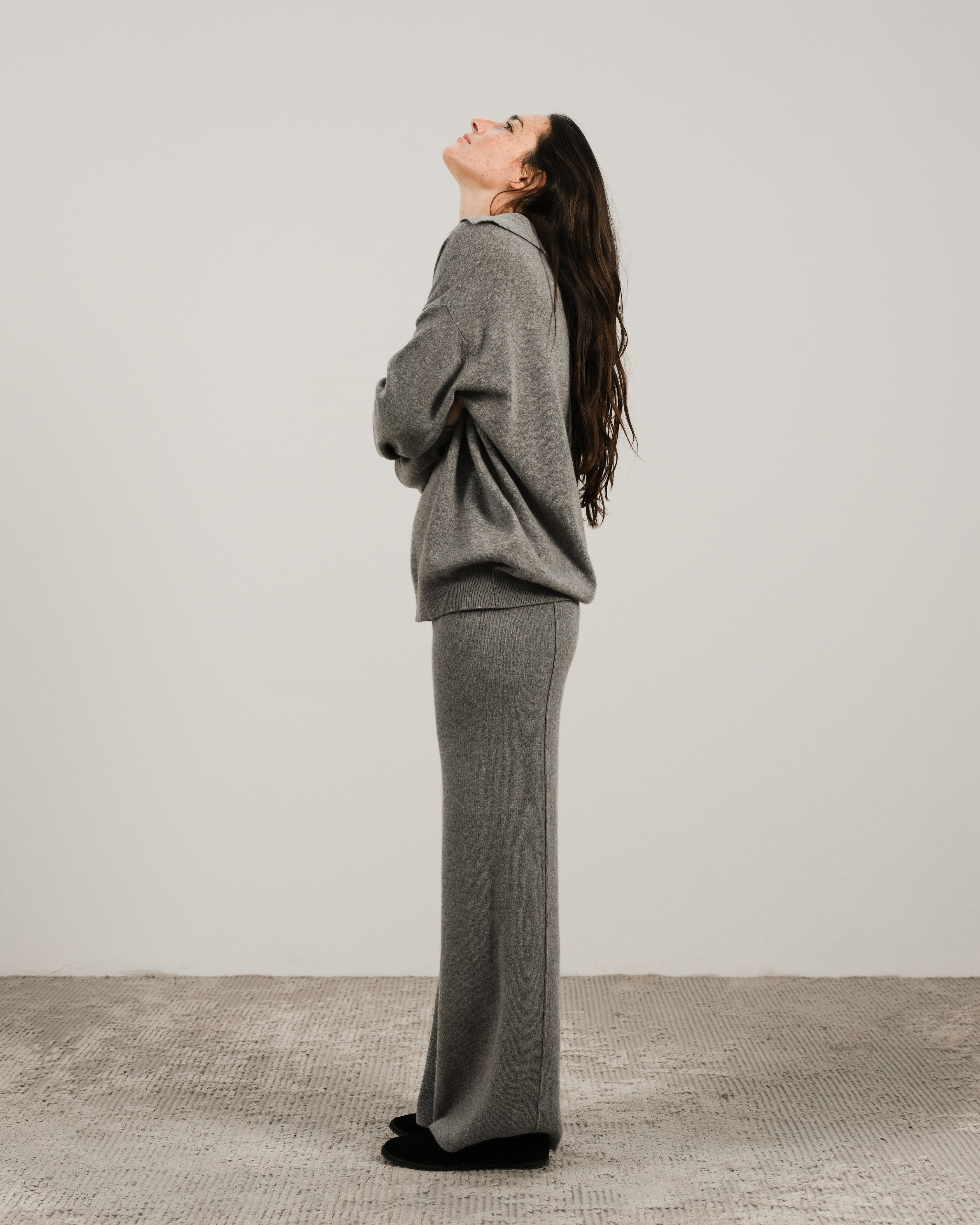 Polo in misto cashmere