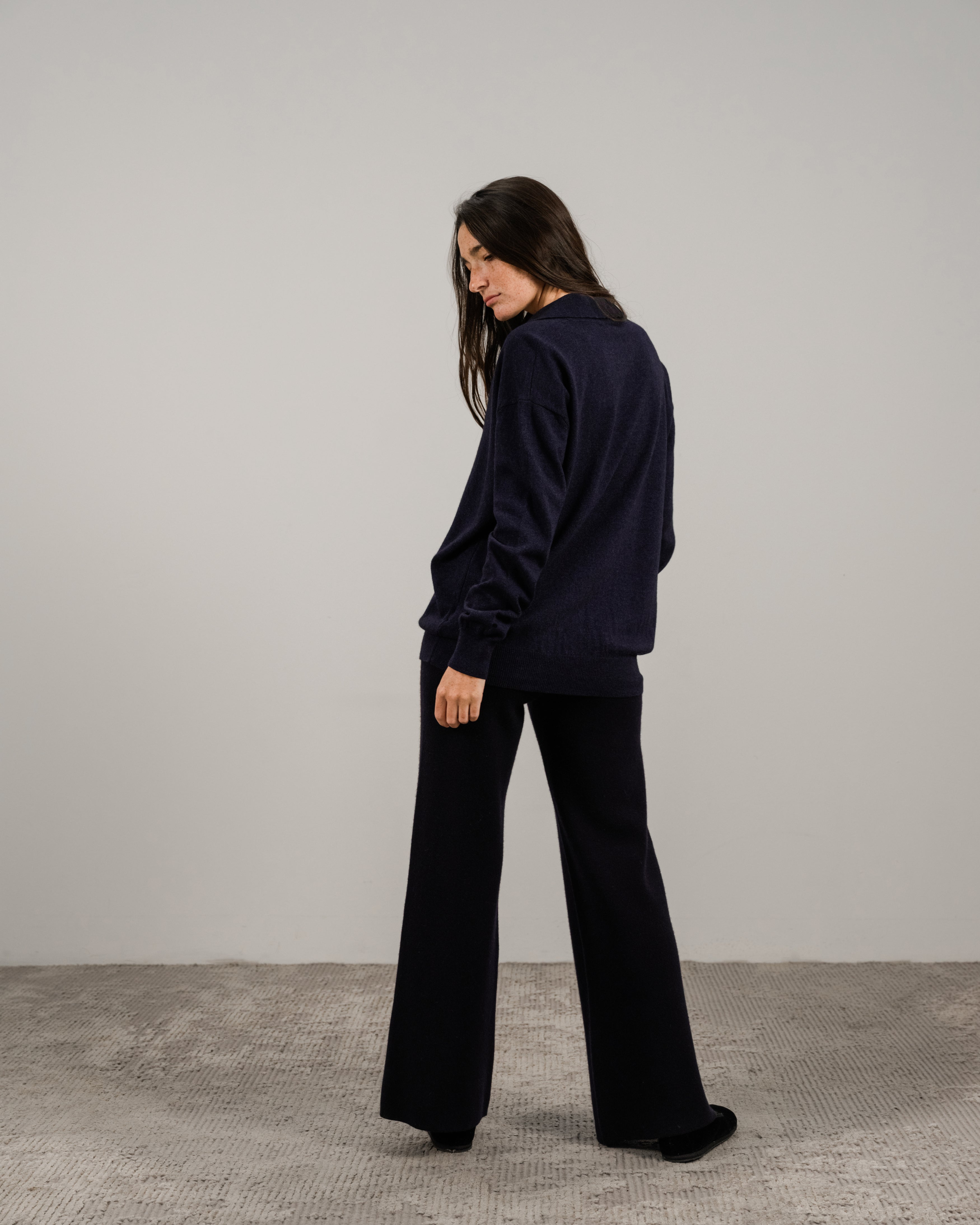 Polo in misto cashmere