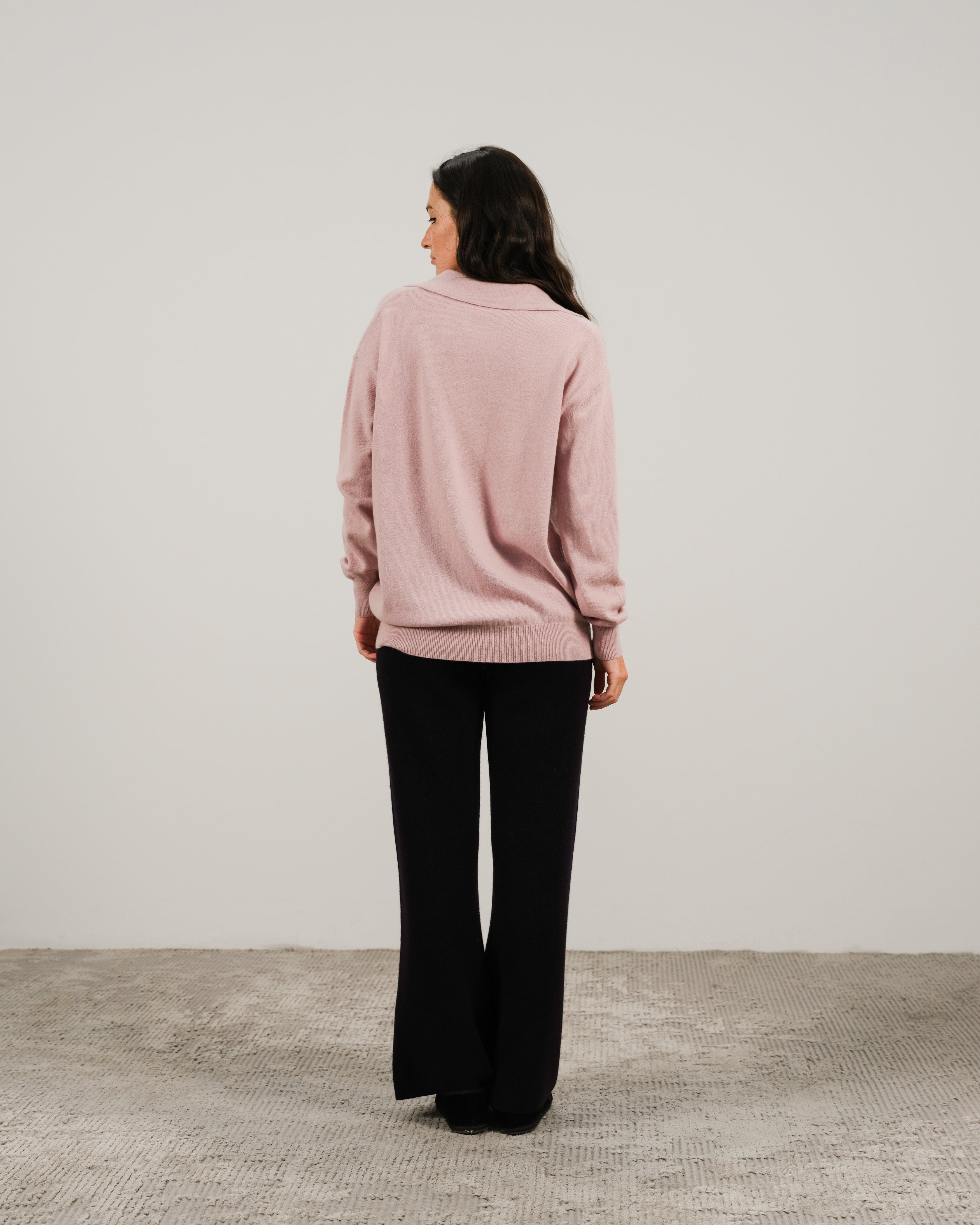 Polo in misto cashmere