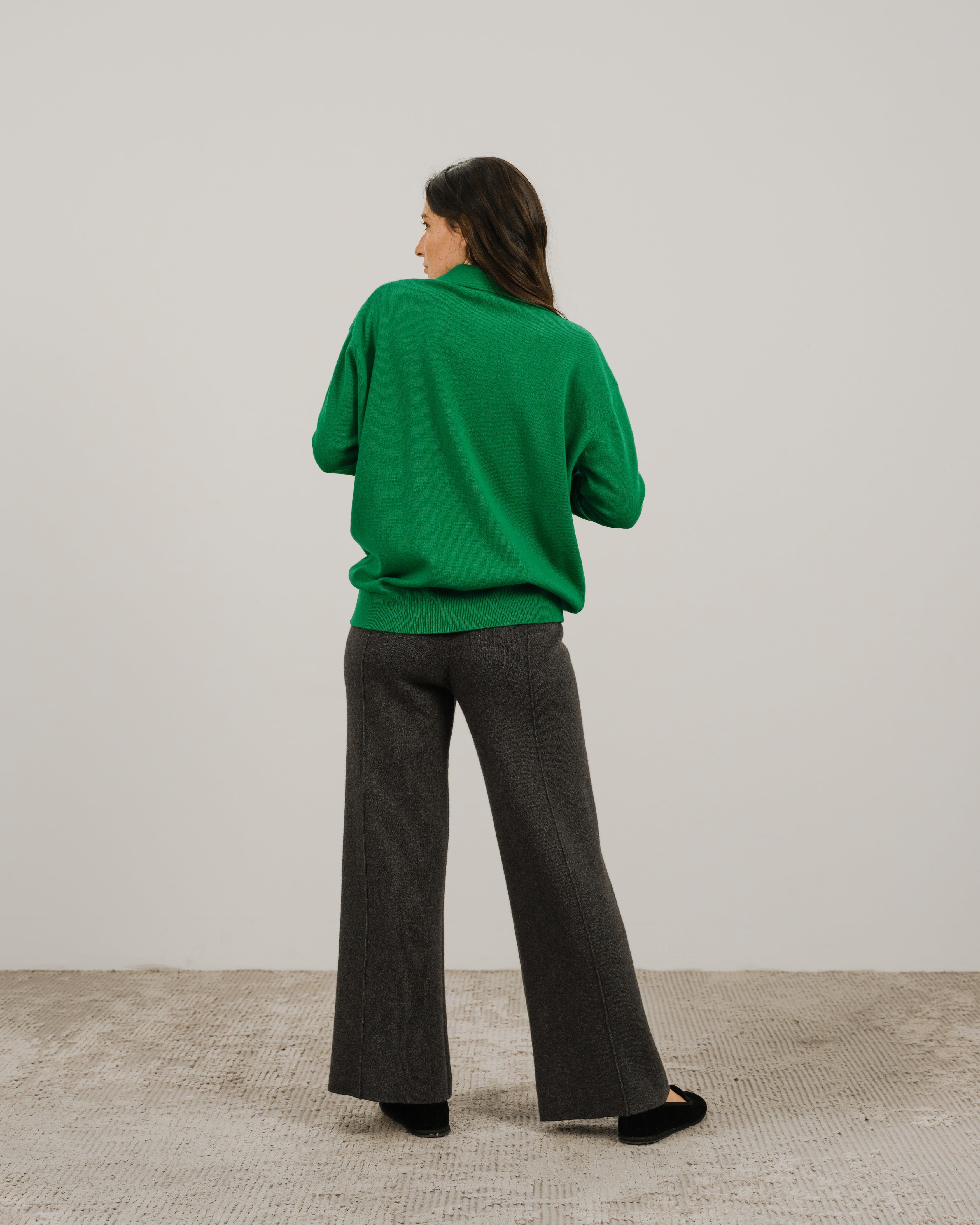 Polo in misto cashmere