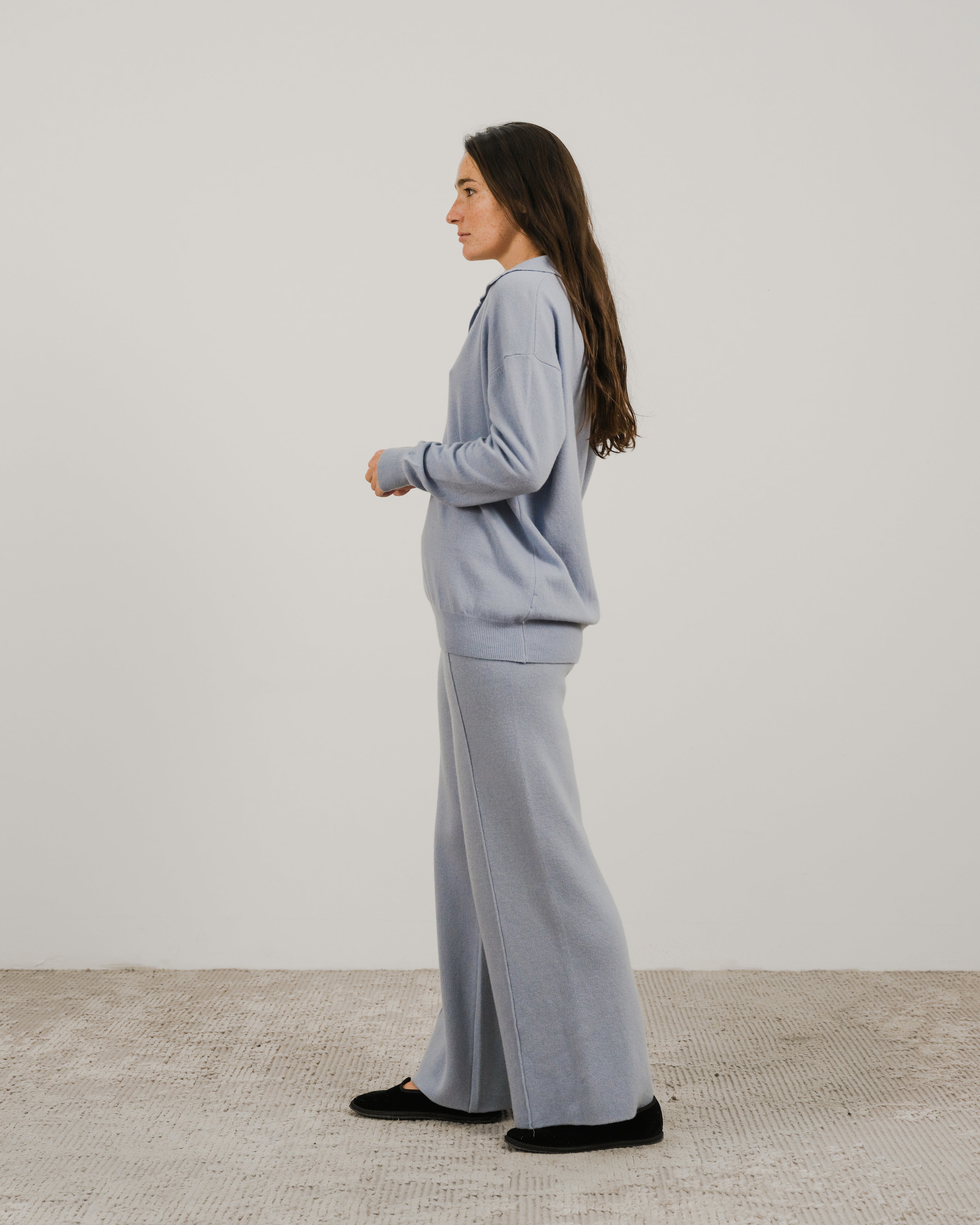 Polo in misto cashmere