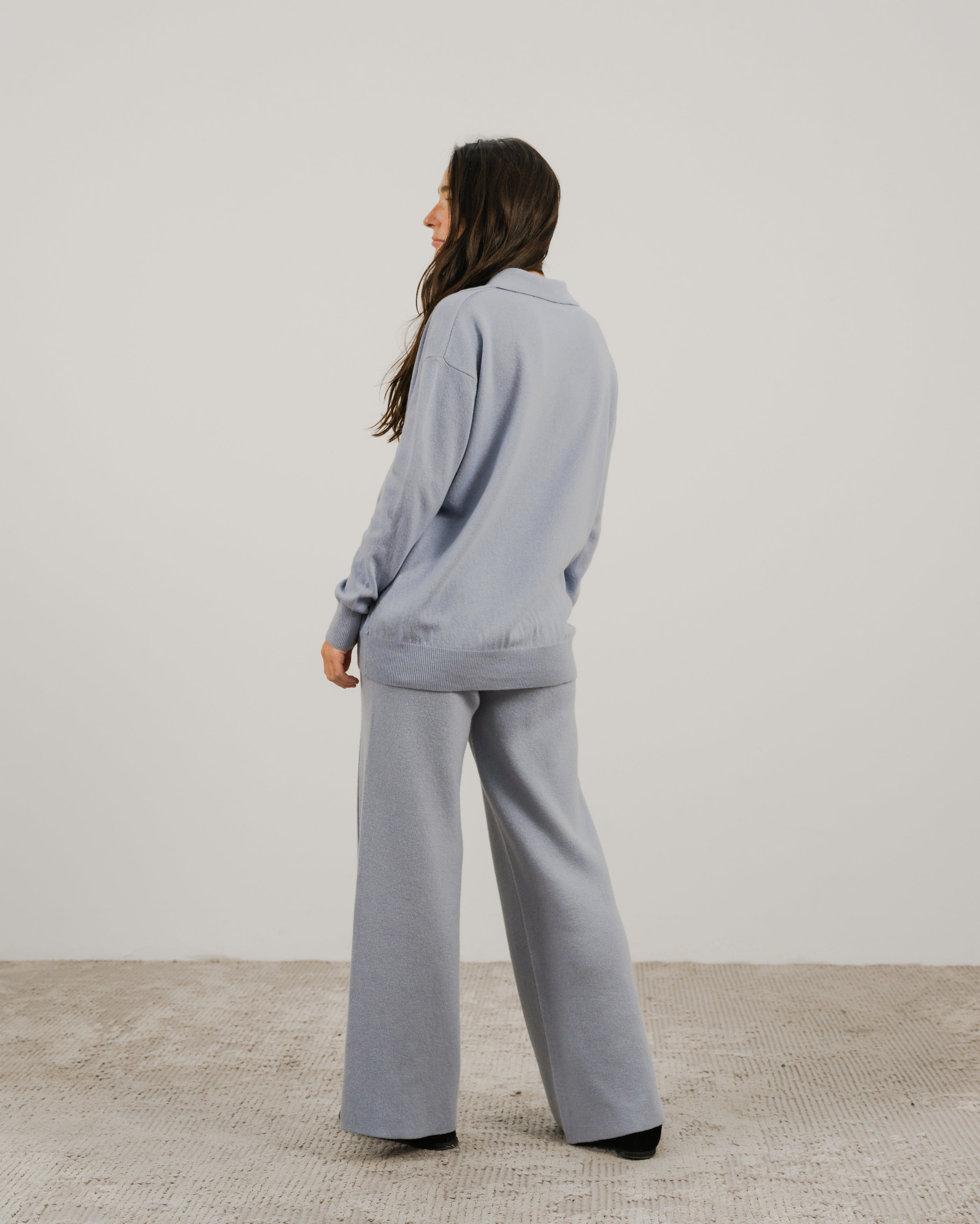 Polo in misto cashmere
