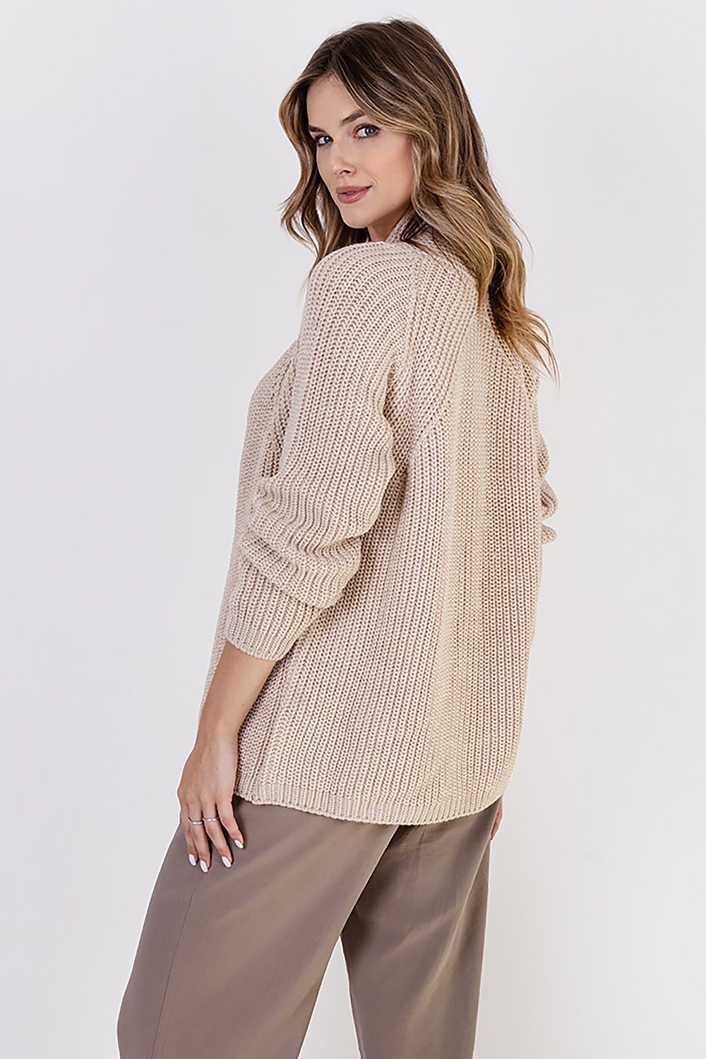 Cardigan a collo alto - Nibe Clothing