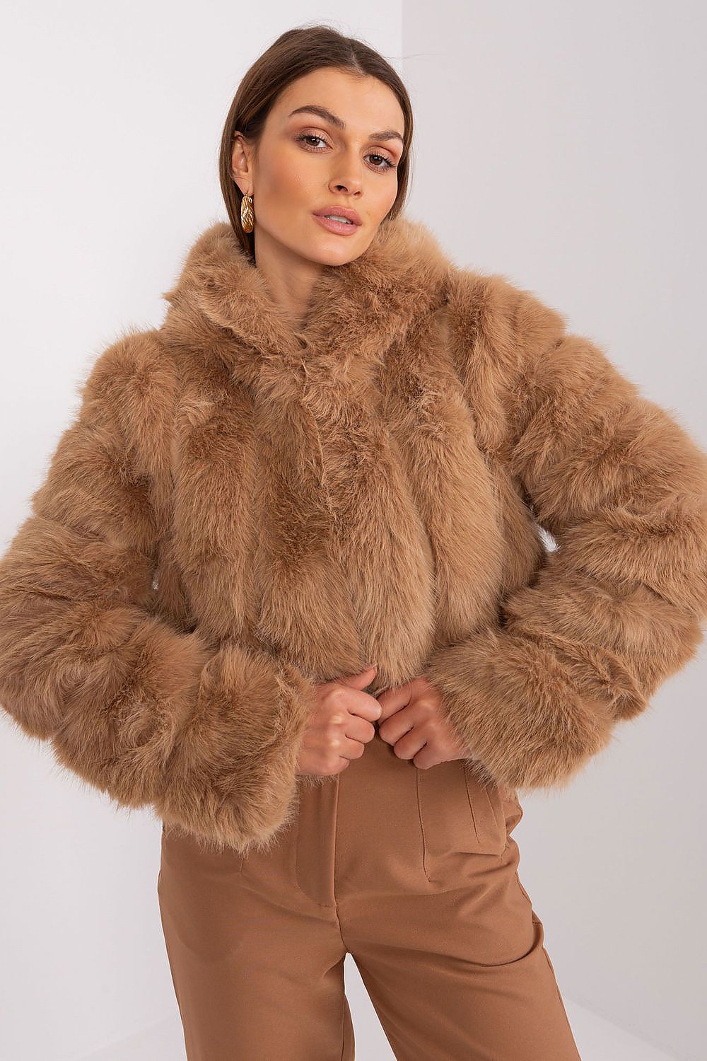 Giacca con pelliccia sintetica - Nibe Clothing