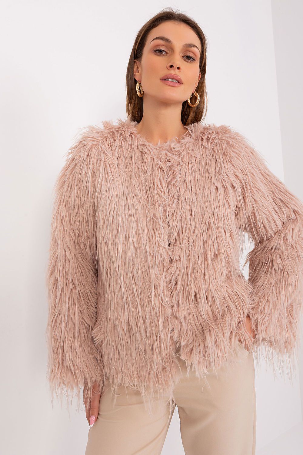 Giacca con pelliccia sintetica - Nibe Clothing