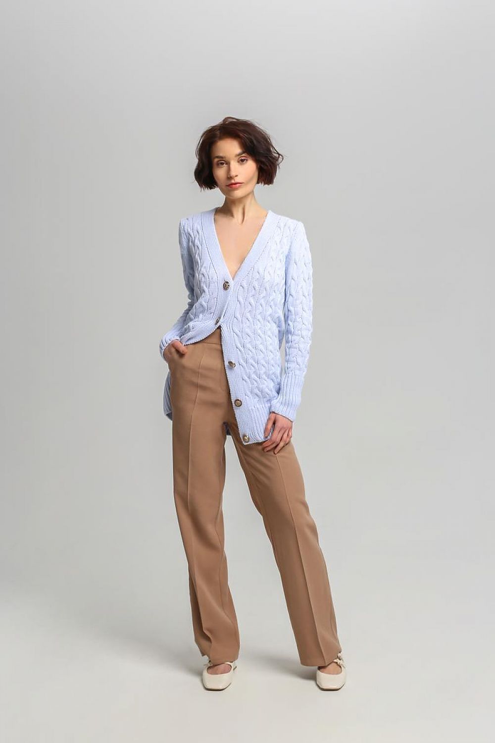 Cardigan con bottoni - Nibe Clothing