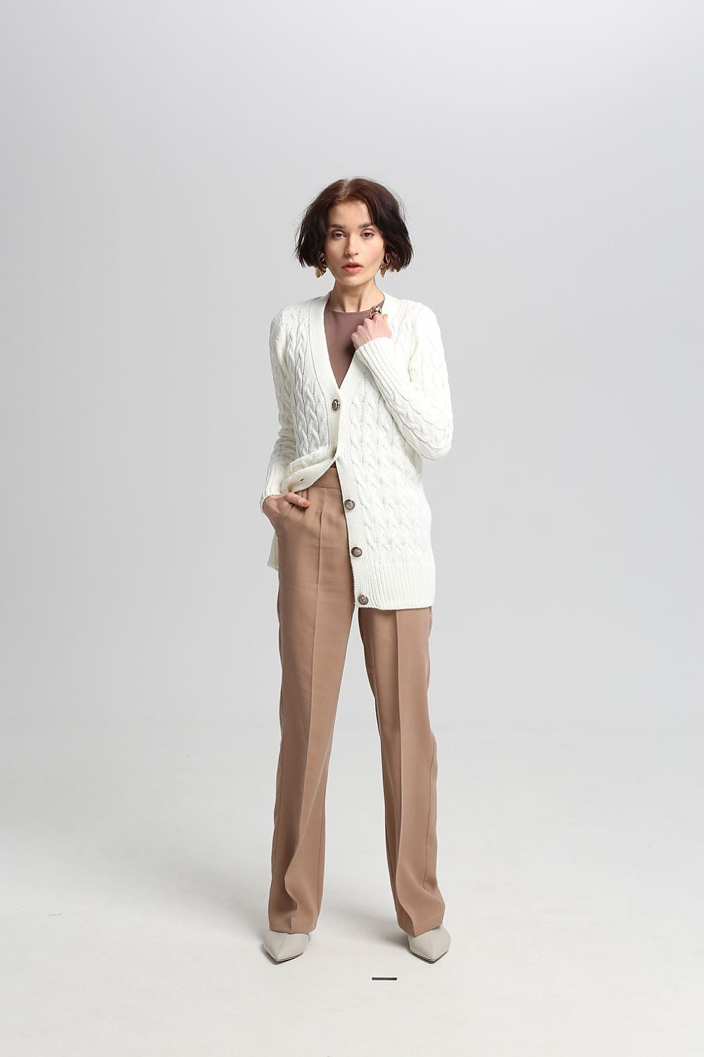 Cardigan con bottoni - Nibe Clothing