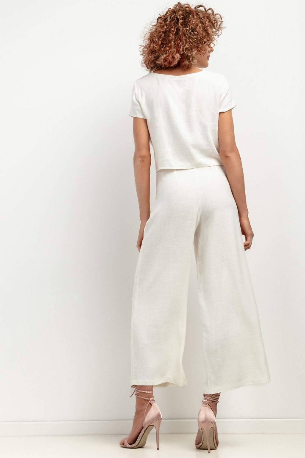 Pantaloni gamba larga - Nibe Clothing