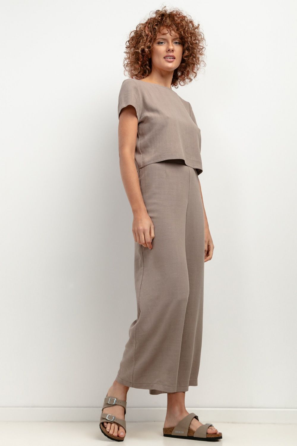Pantaloni gamba larga - Nibe Clothing