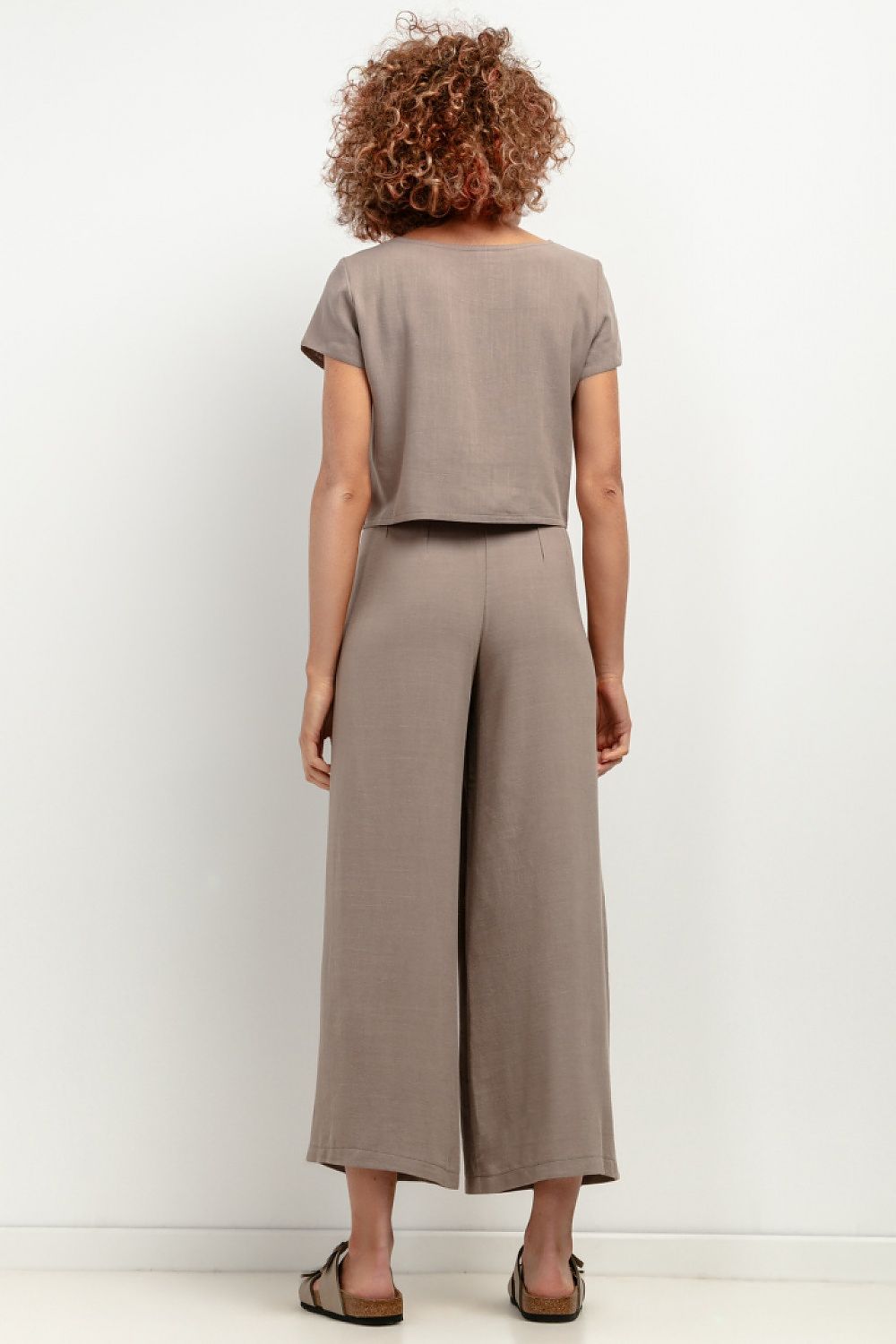Pantaloni gamba larga - Nibe Clothing