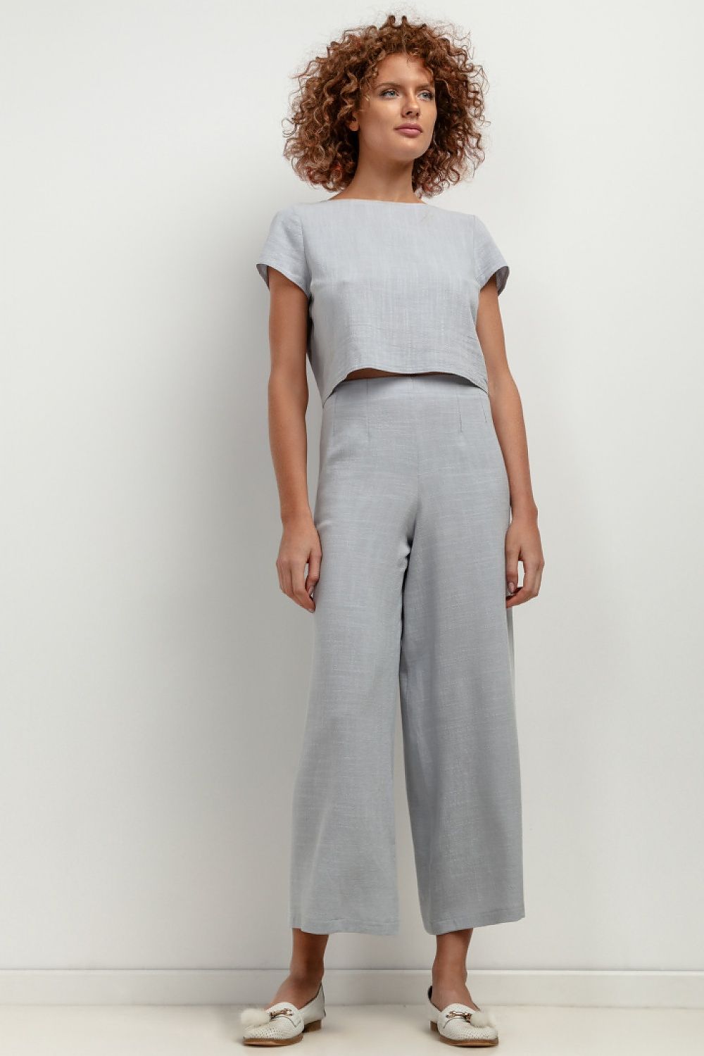 Pantaloni gamba larga - Nibe Clothing