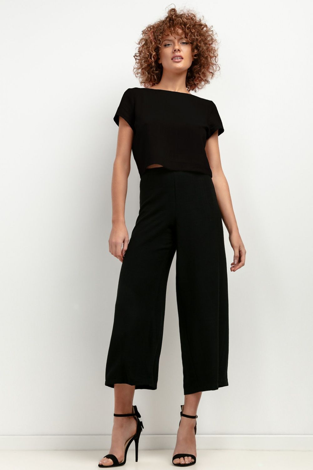 Pantaloni gamba larga - Nibe Clothing
