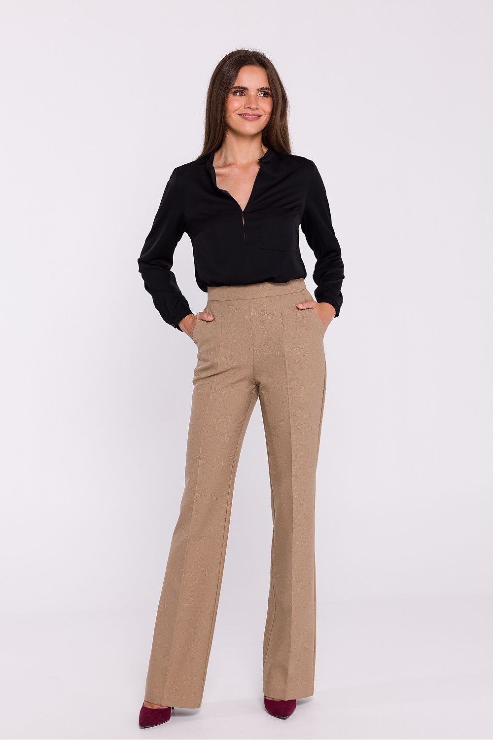 Pantaloni a vita alta - Nibe Clothing