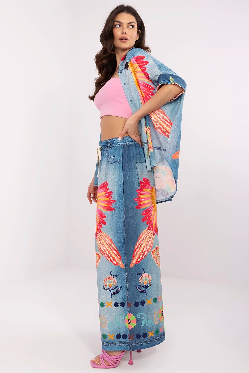 Pantaloni palazzo - Nibe Clothing