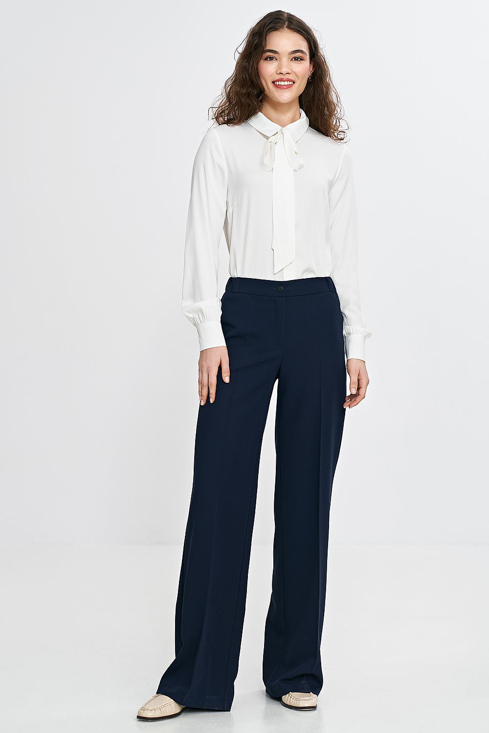 Pantaloni gamba larga - Nibe Clothing