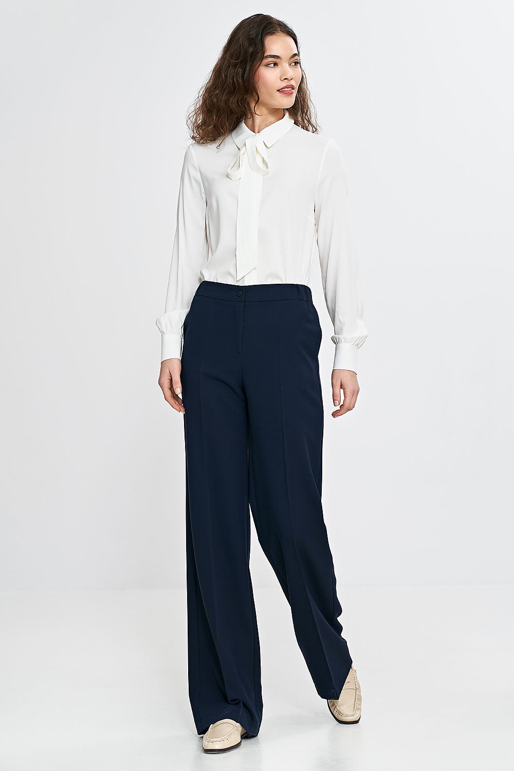 Pantaloni gamba larga - Nibe Clothing