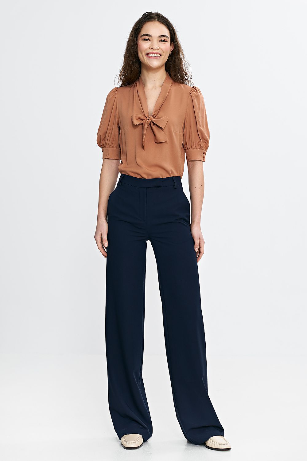 Pantaloni gamba larga - Nibe Clothing