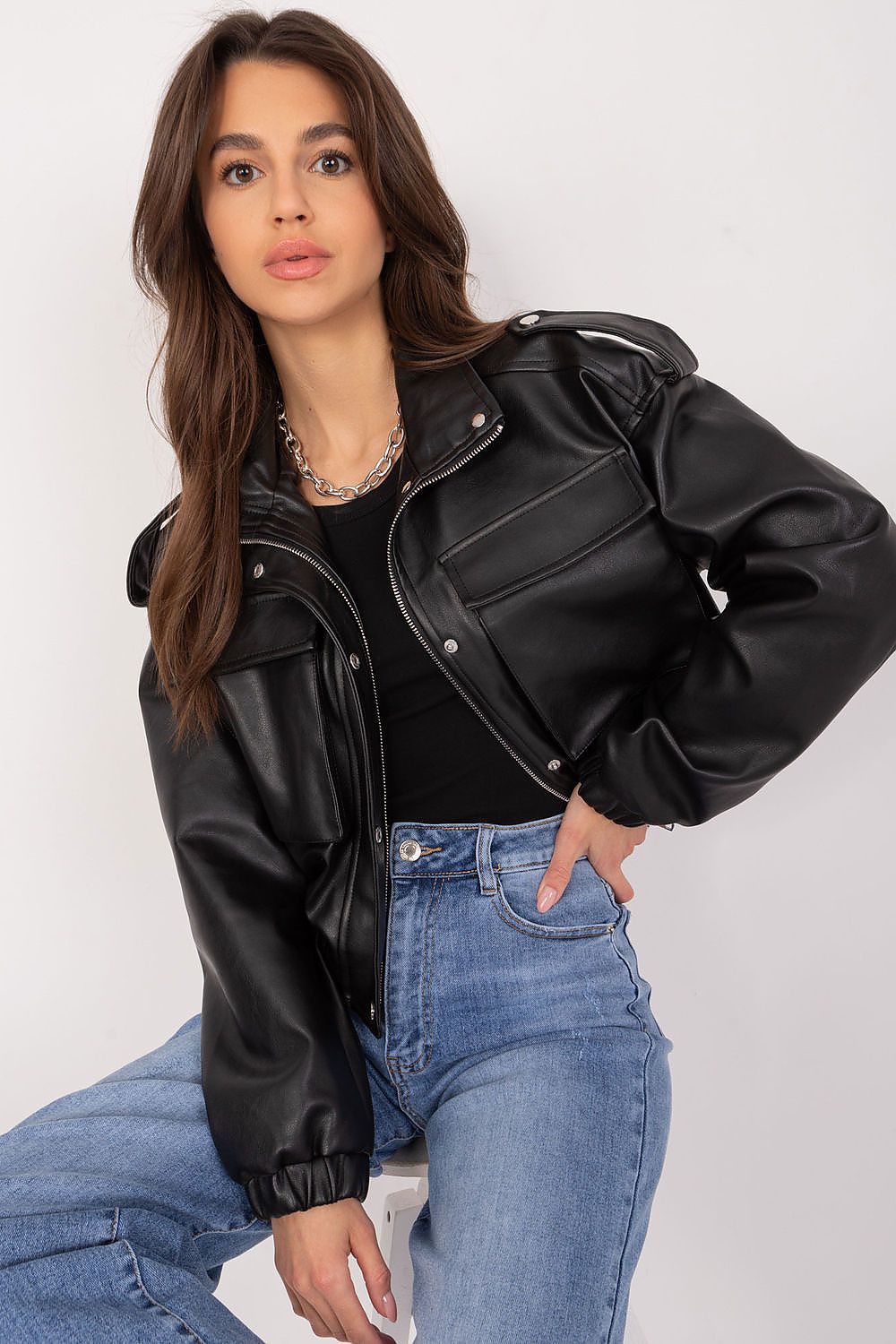Giacca in ecopelle - Nibe Clothing