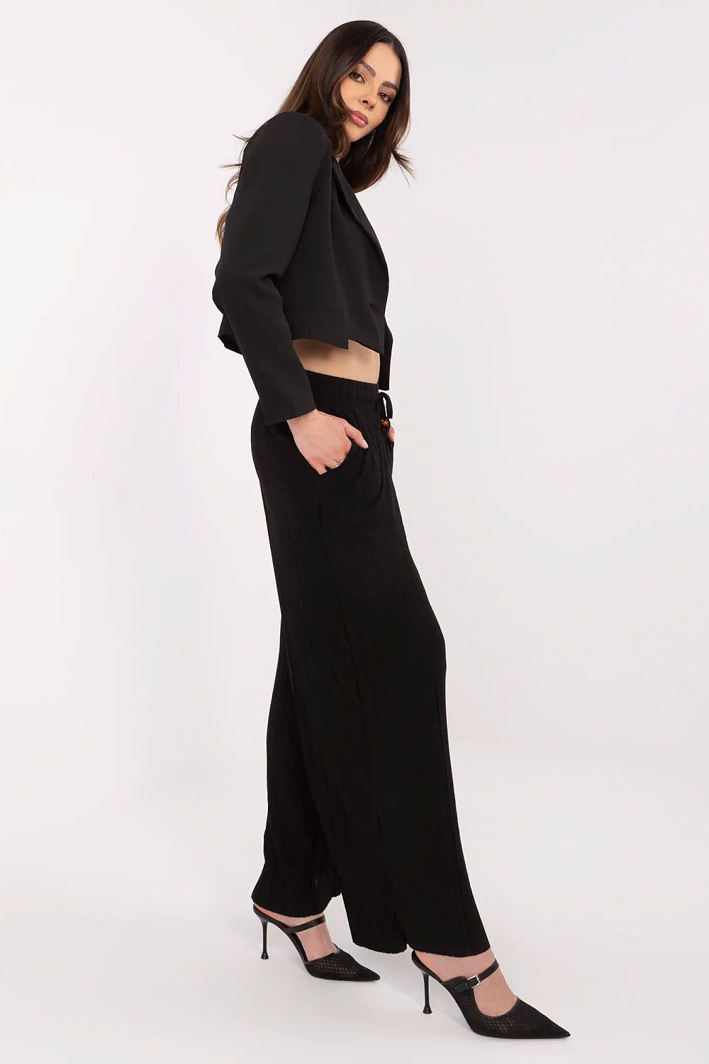 Pantaloni gamba larga - Nibe Clothing
