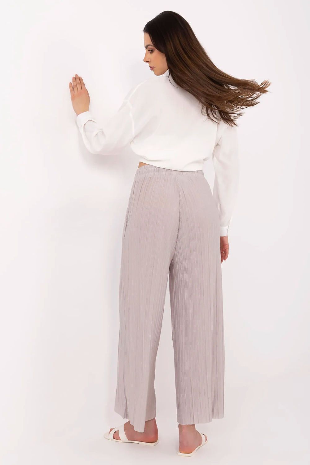 Pantaloni gamba larga - Nibe Clothing