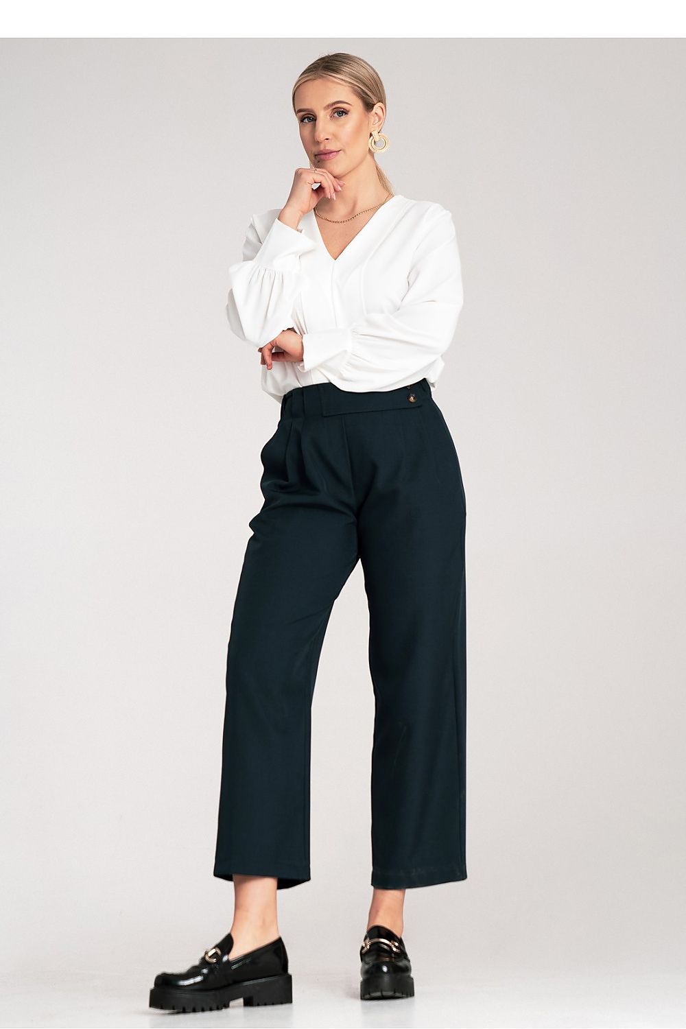 Pantaloni a vita alta - Nibe Clothing