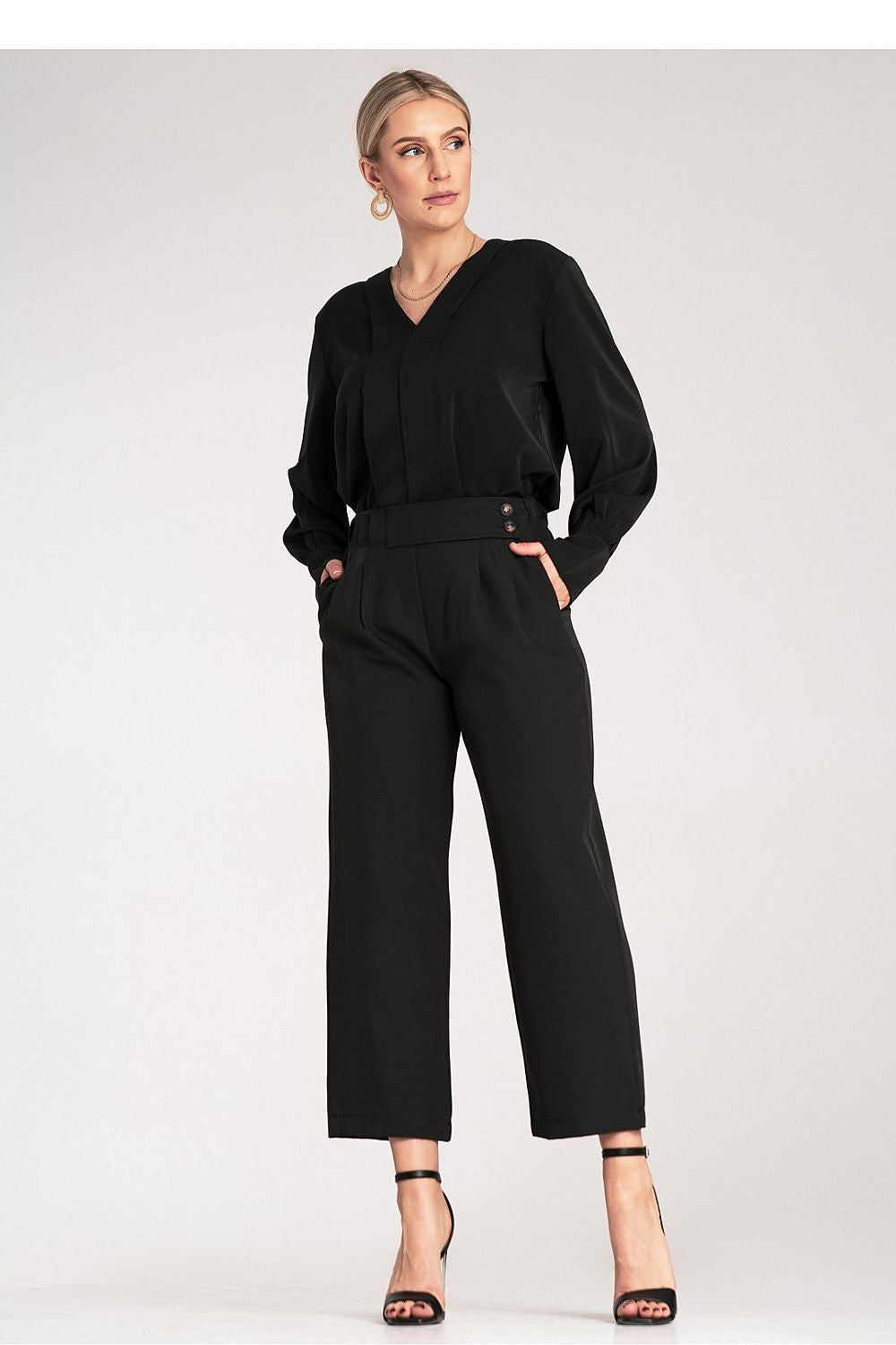 Pantaloni a vita alta - Nibe Clothing