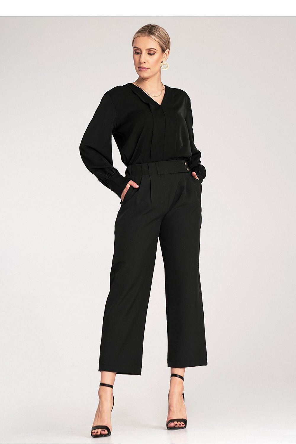 Pantaloni a vita alta - Nibe Clothing