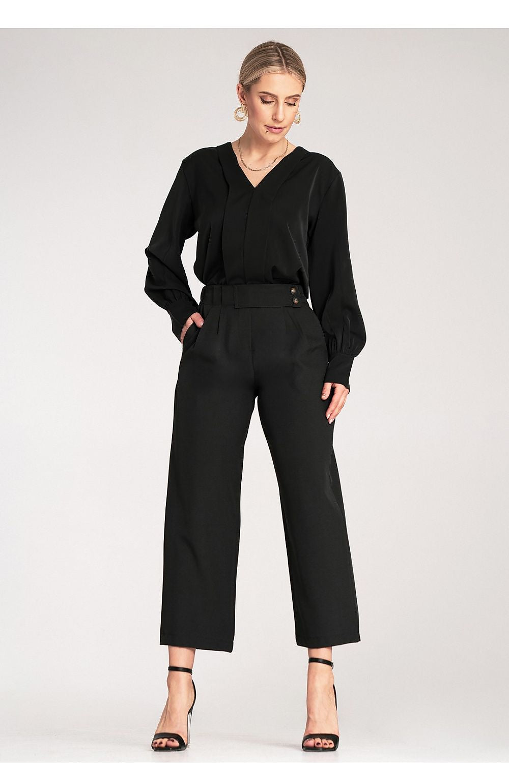 Pantaloni a vita alta - Nibe Clothing