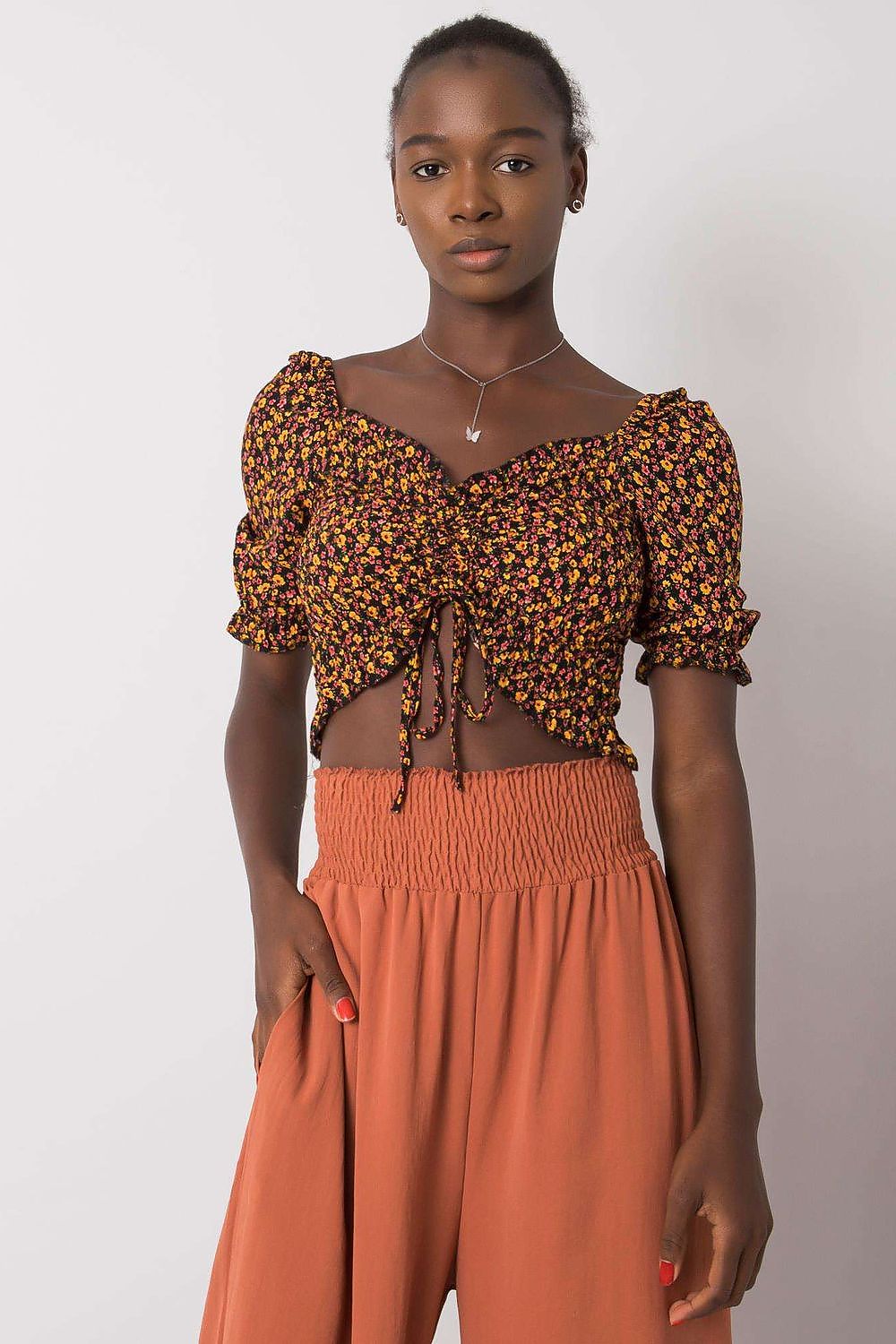 Camicetta con motivo floreale - Nibe Clothing