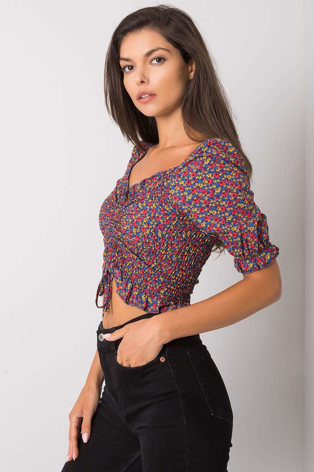 Camicetta con motivo floreale - Nibe Clothing