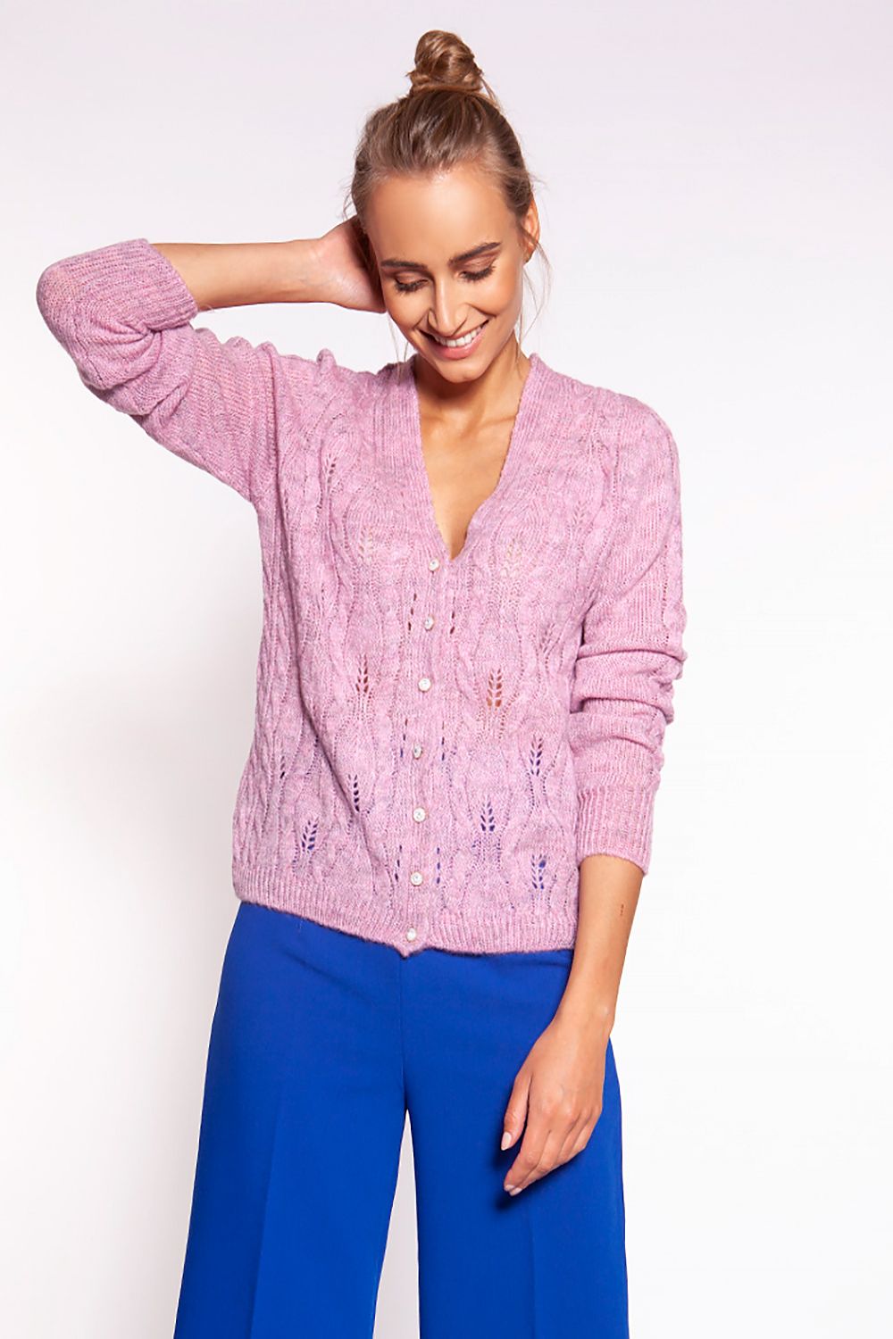 Cardigan con scollo a V - Nibe Clothing
