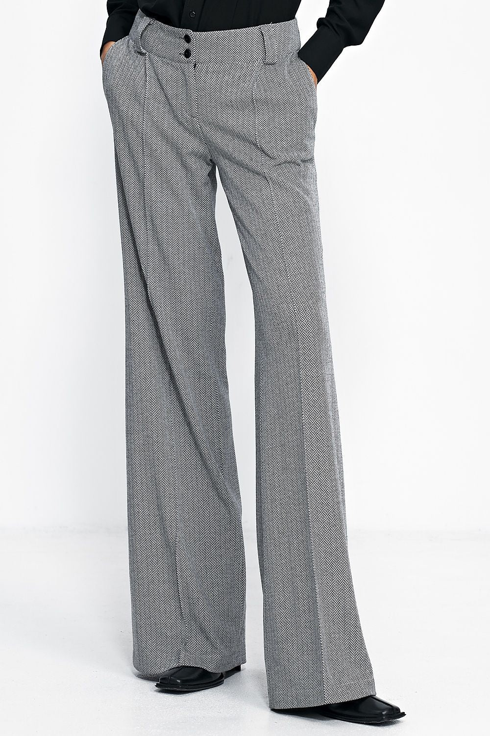 Pantaloni gamba larga - Nibe Clothing