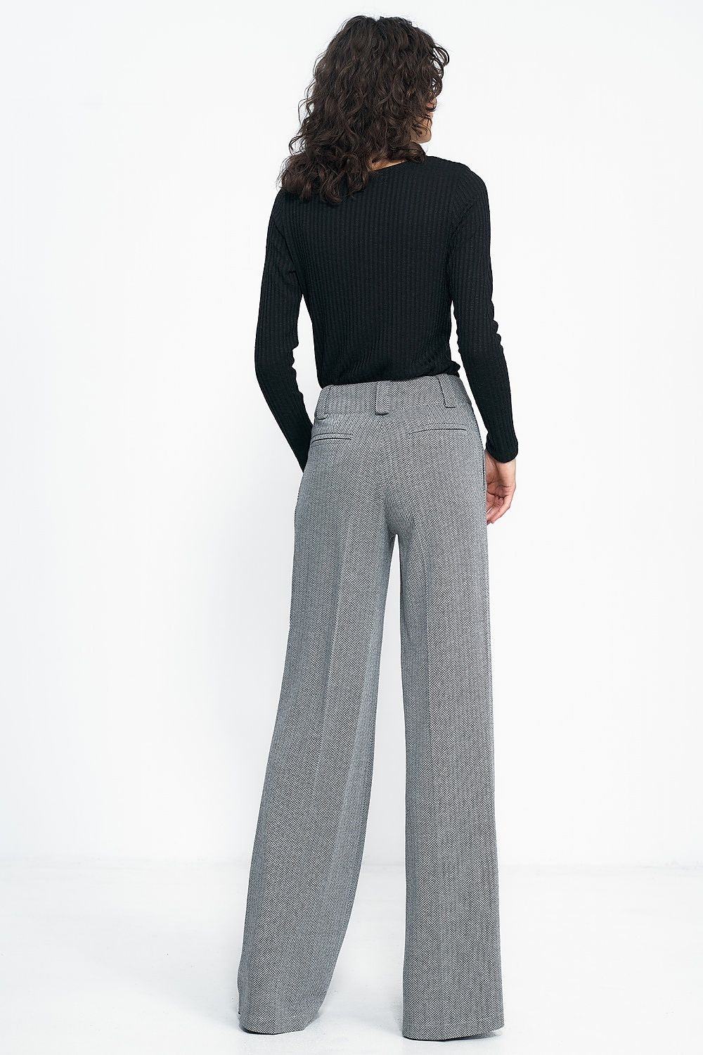 Pantaloni gamba larga - Nibe Clothing