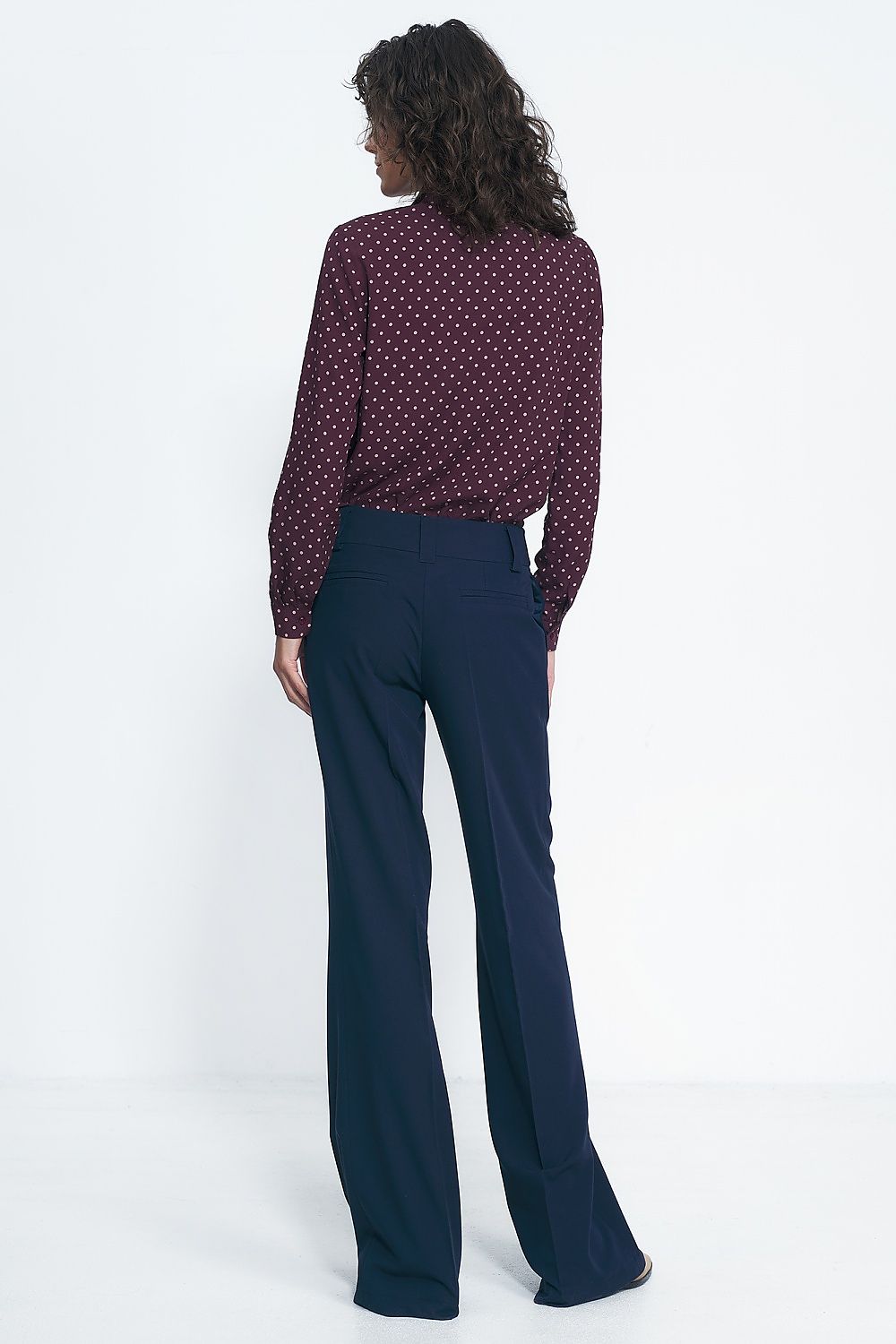 Pantaloni gamba larga - Nibe Clothing