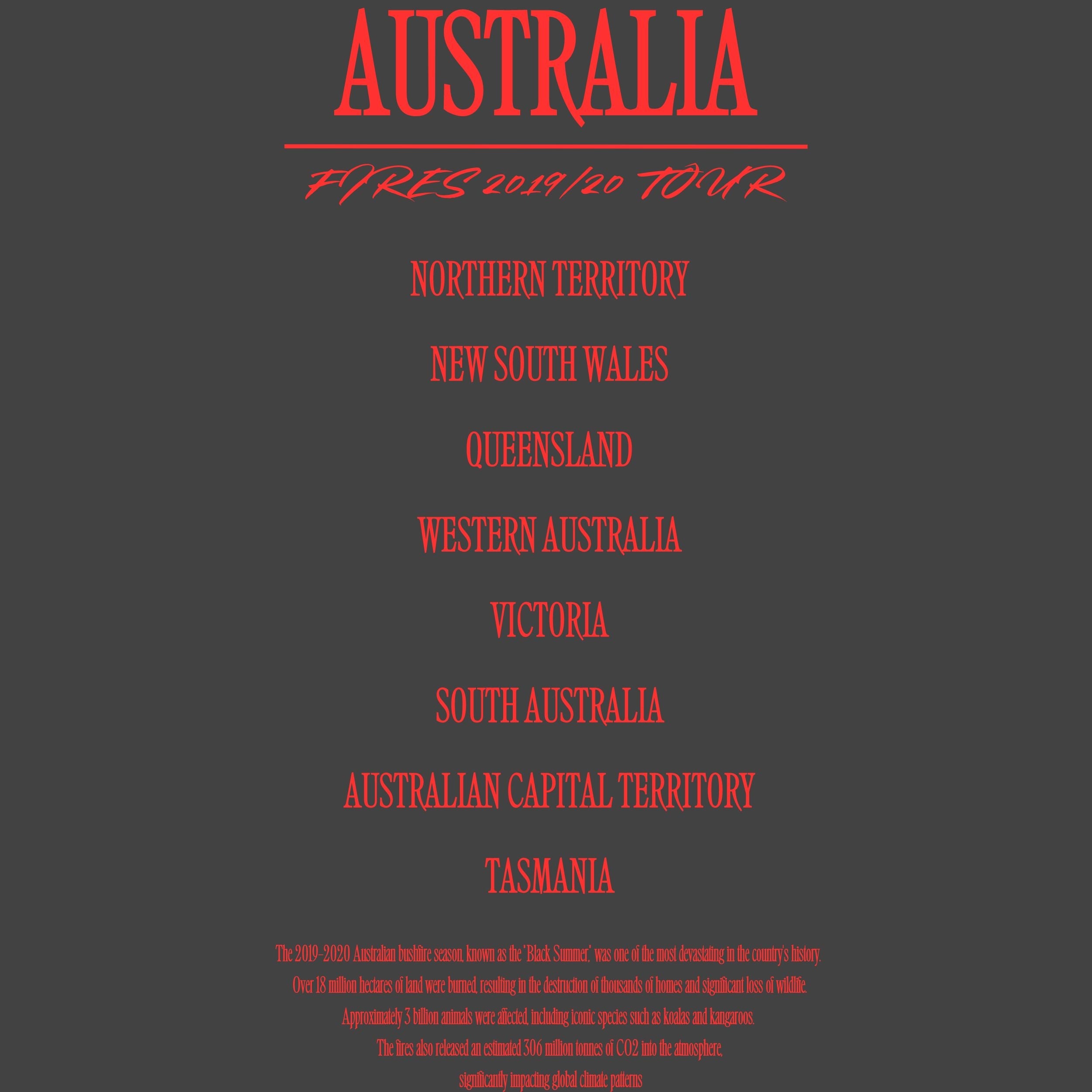Maglietta oversize Australia