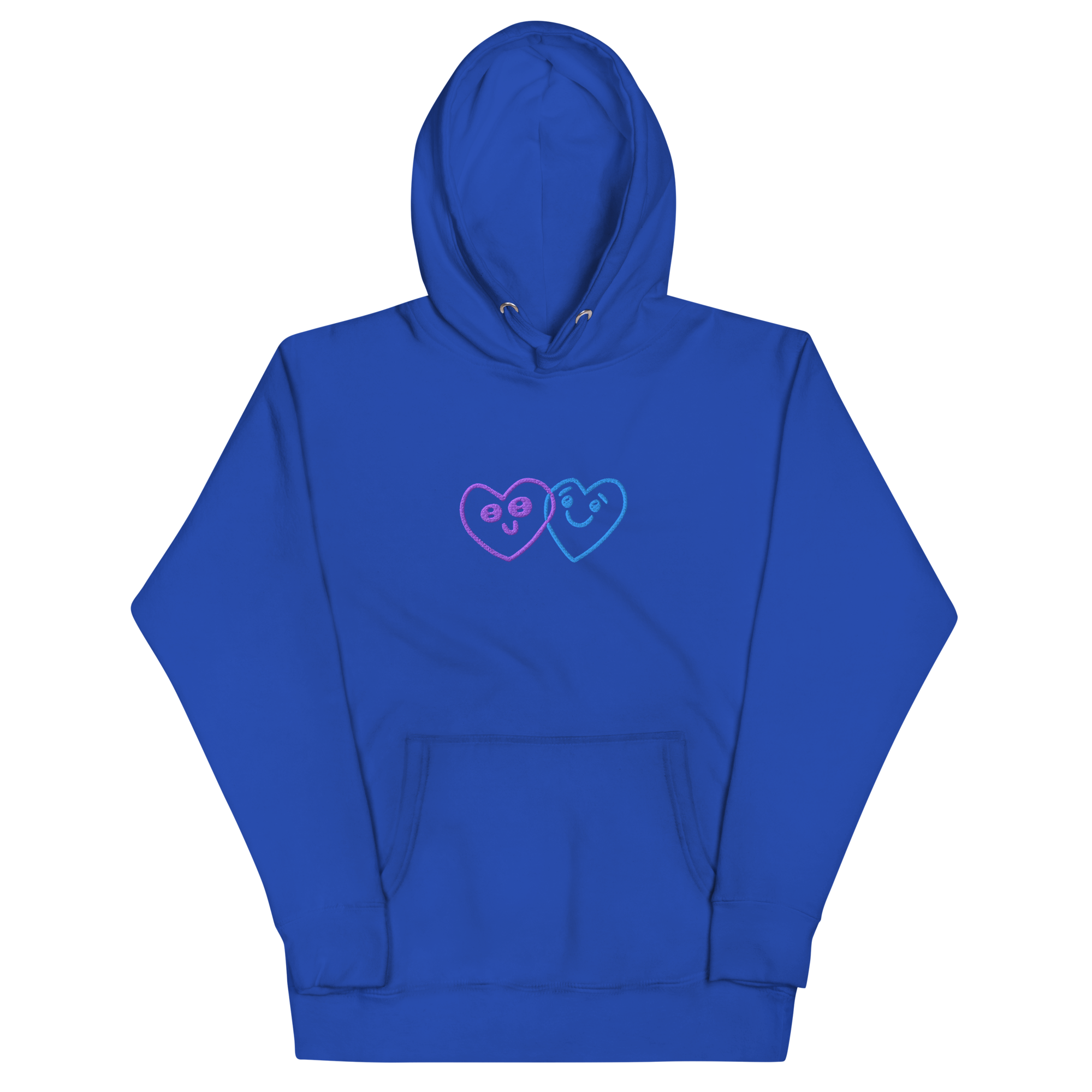 Felpa con cappuccio 2 Hearts - Nibe Clothing