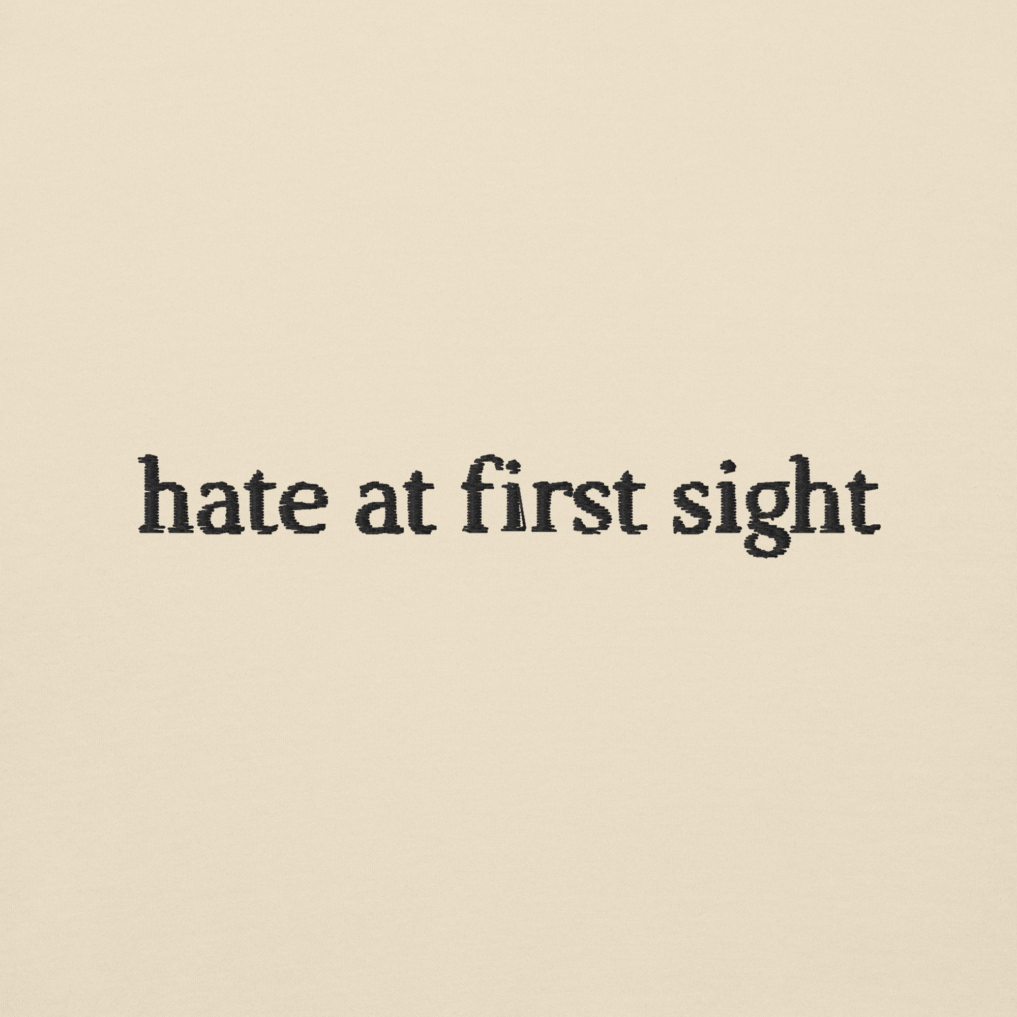 Felpa girocollo Hate at First Sight