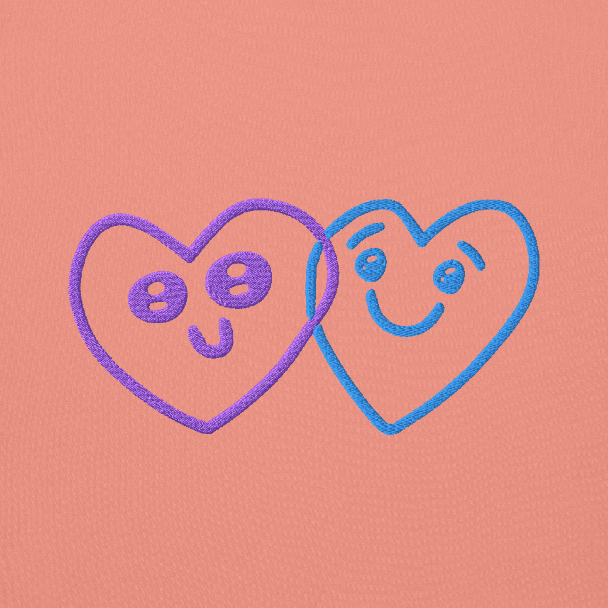 Felpa girocollo 2 Hearts